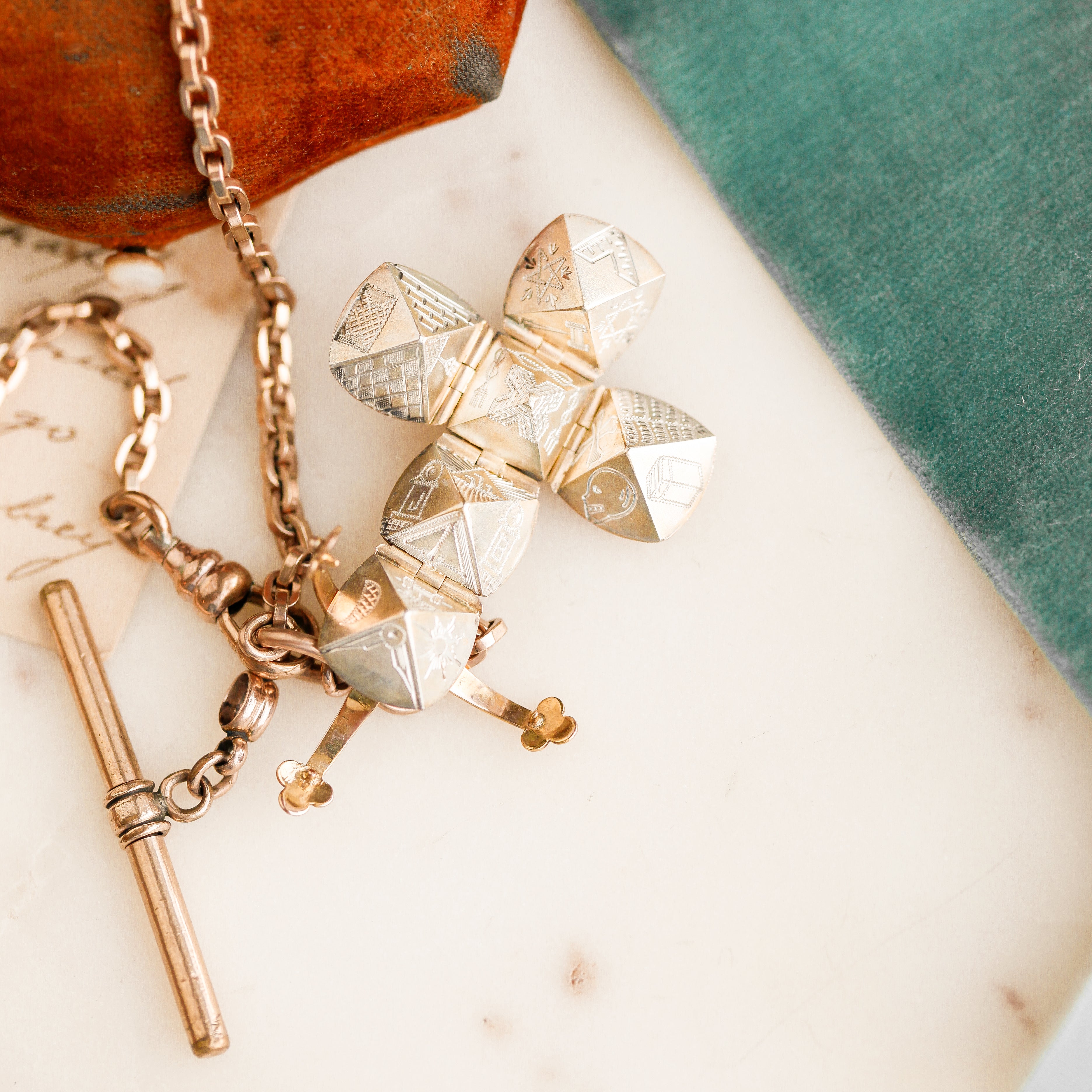 Freemason's Engraved Secret Orb Necklace