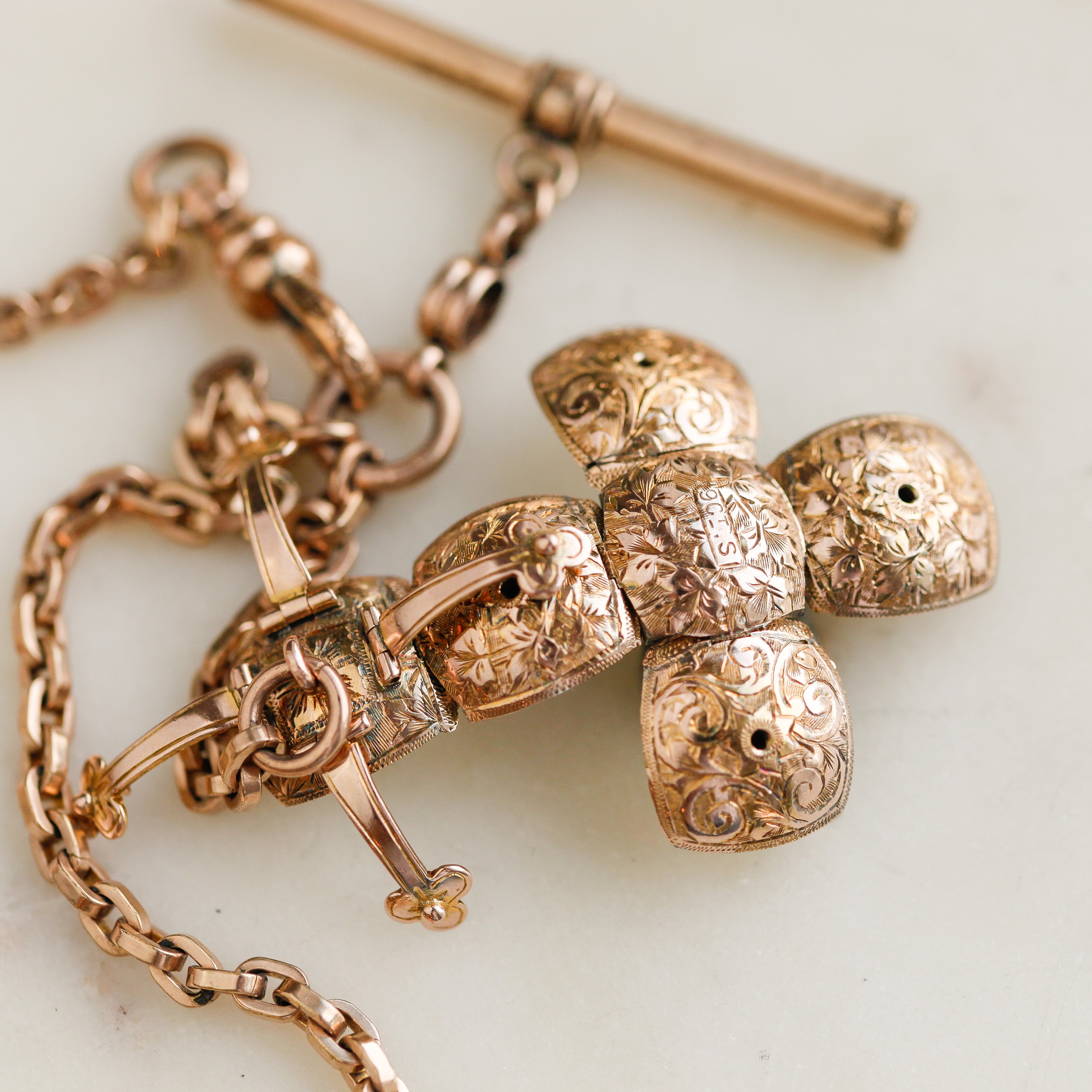 Freemason's Engraved Secret Orb Necklace