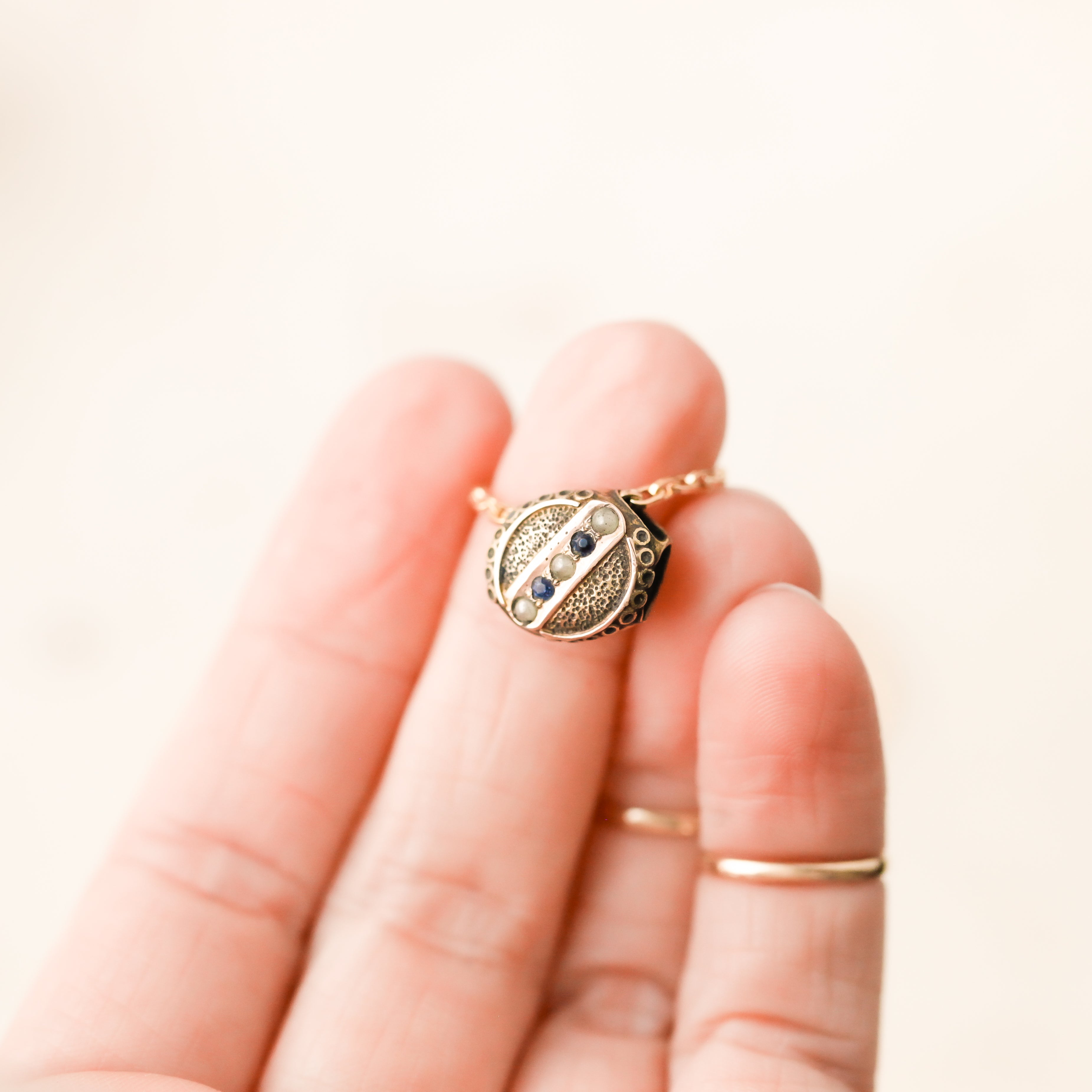Jeanie Pearl Slider Pendant