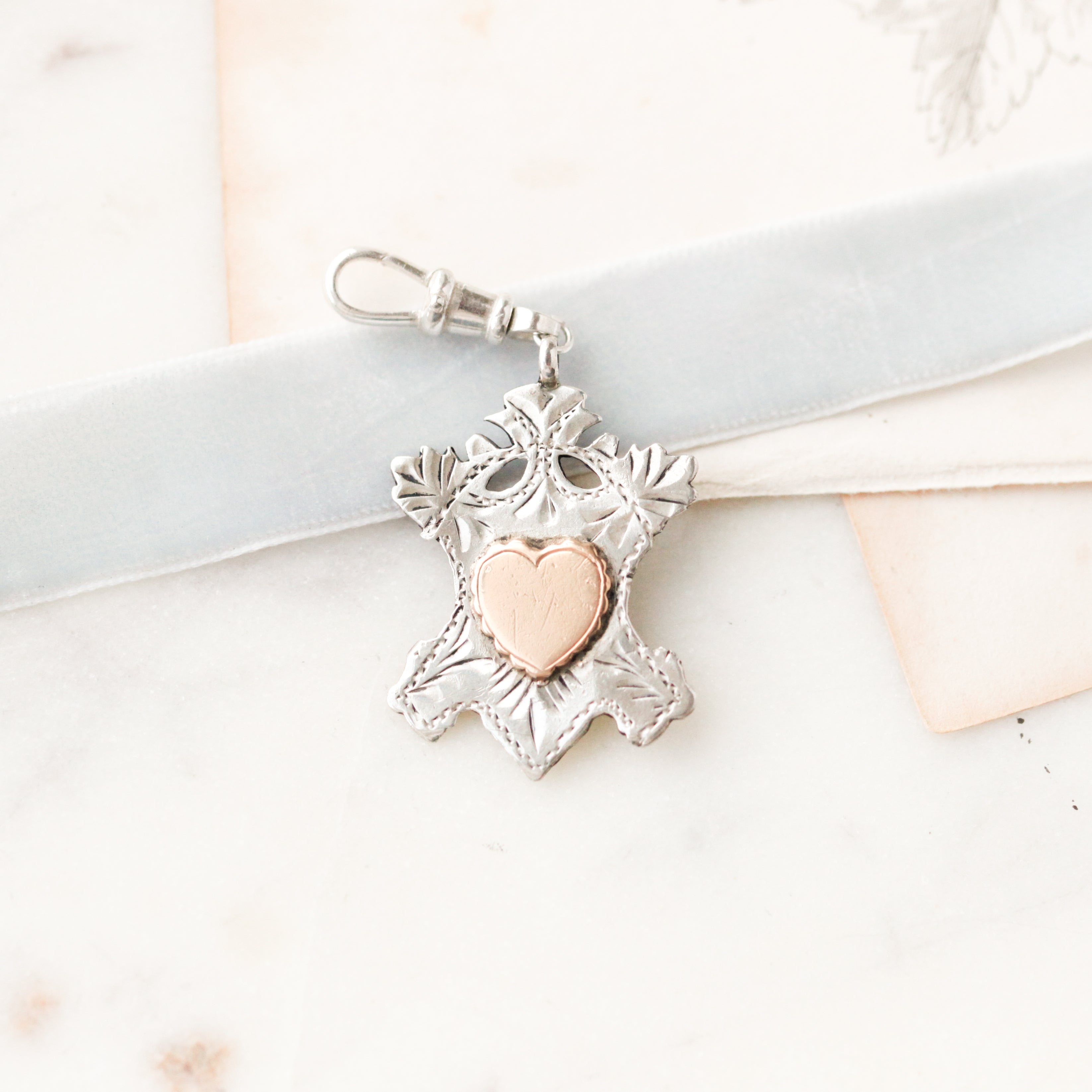 Prudence Silver Heart Pendant