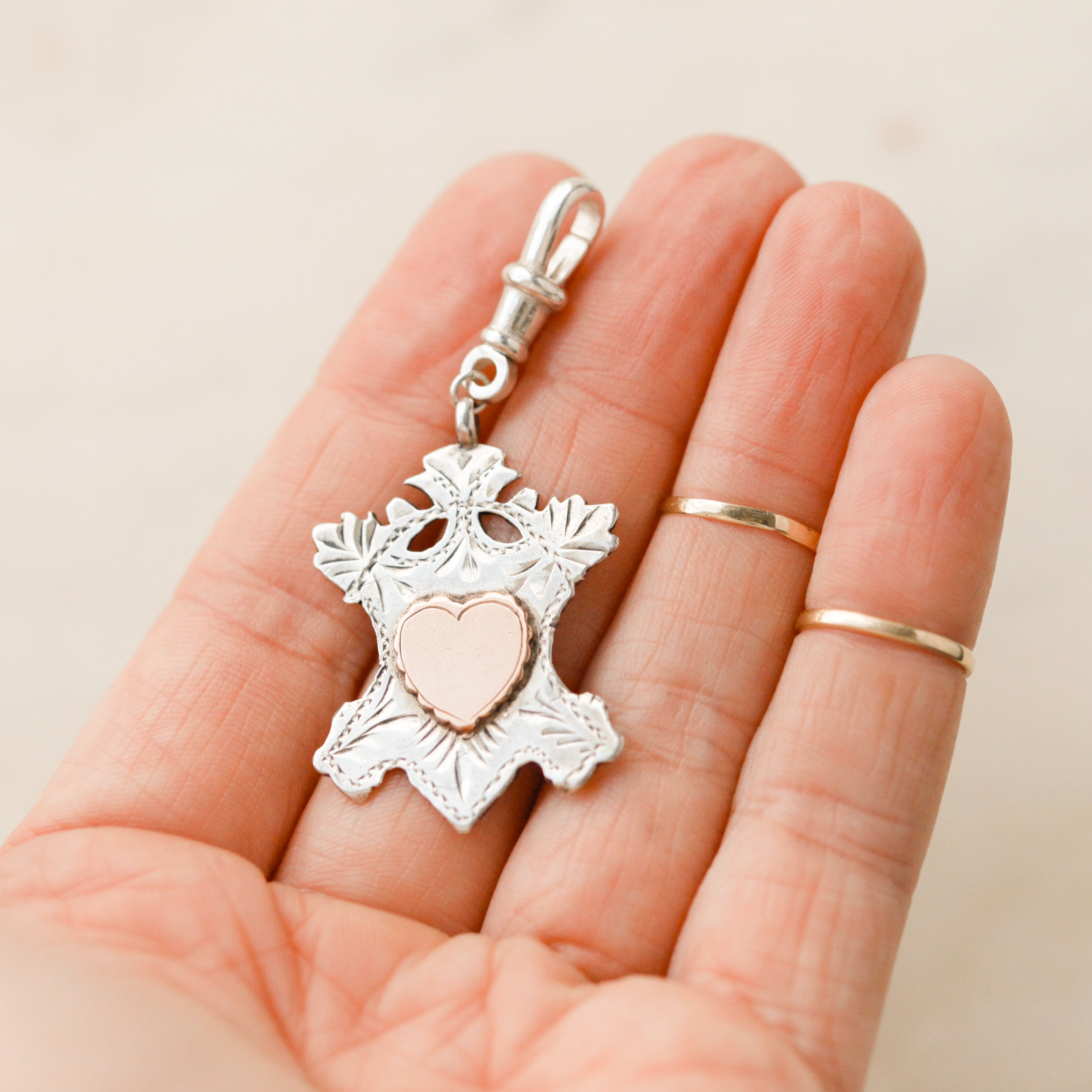 Prudence Silver Heart Pendant