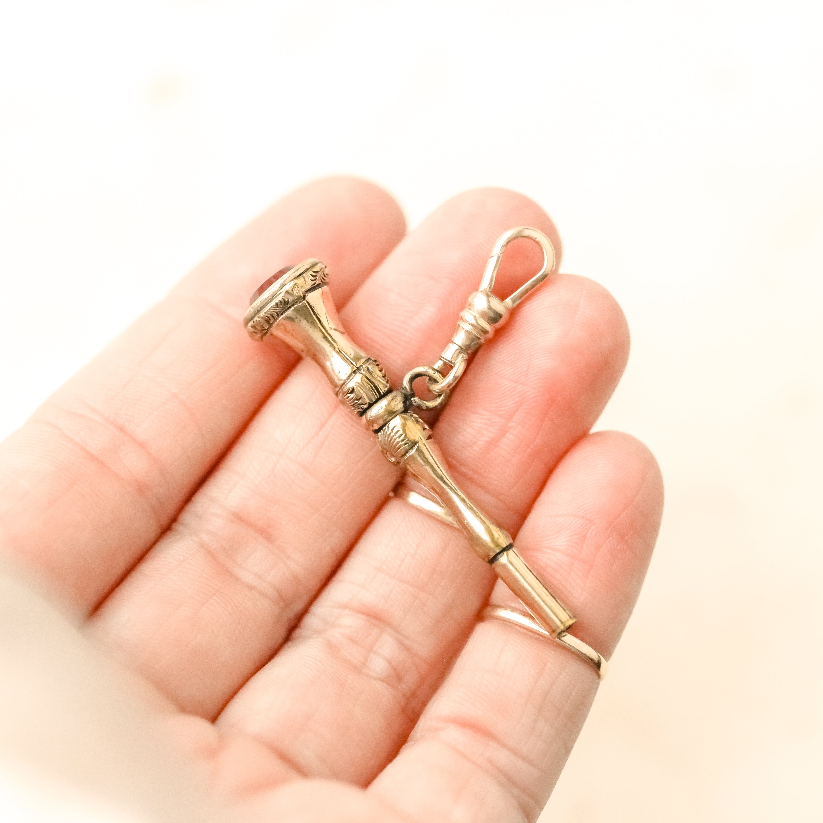 Carnelian Key Charm