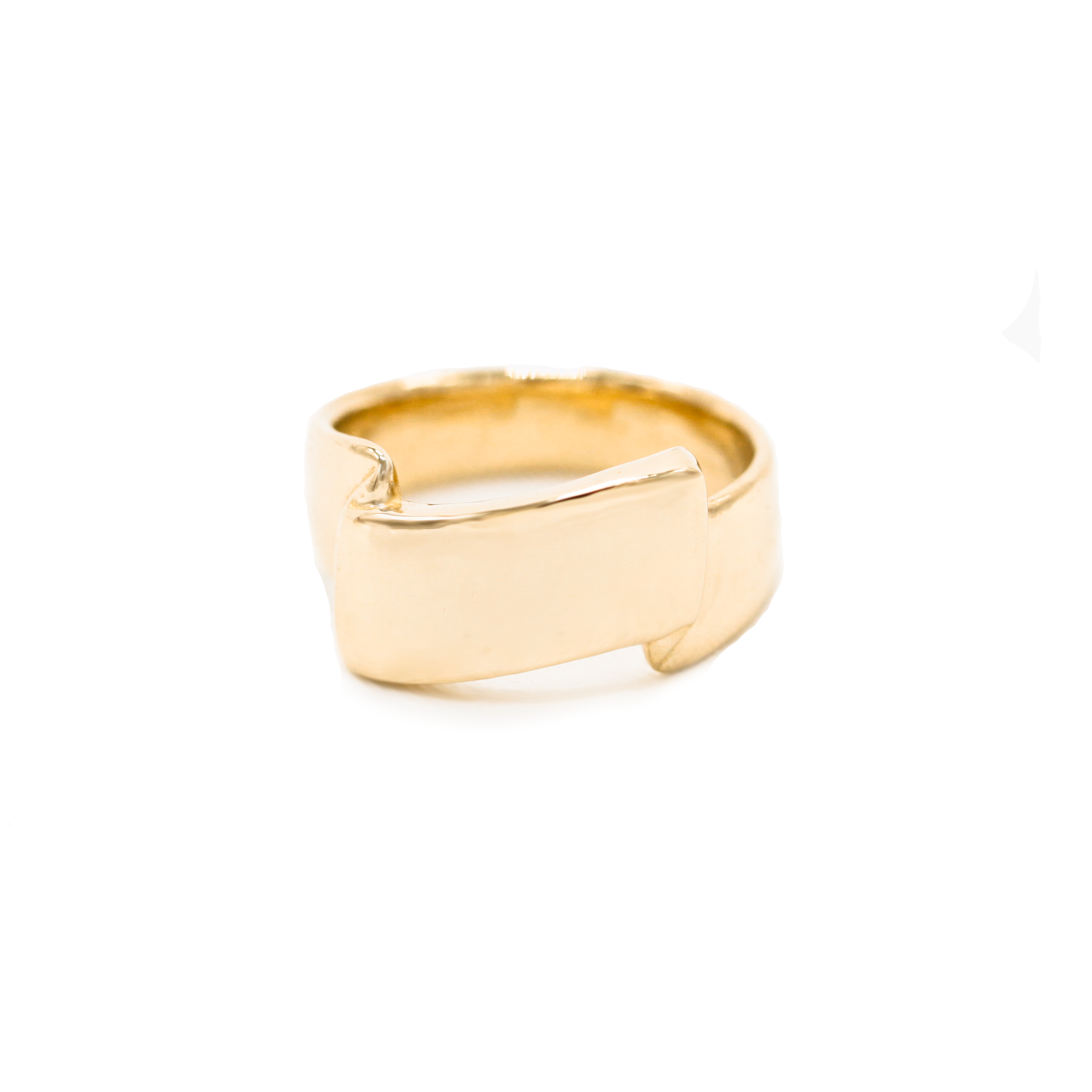 Wide Ribbon Ring