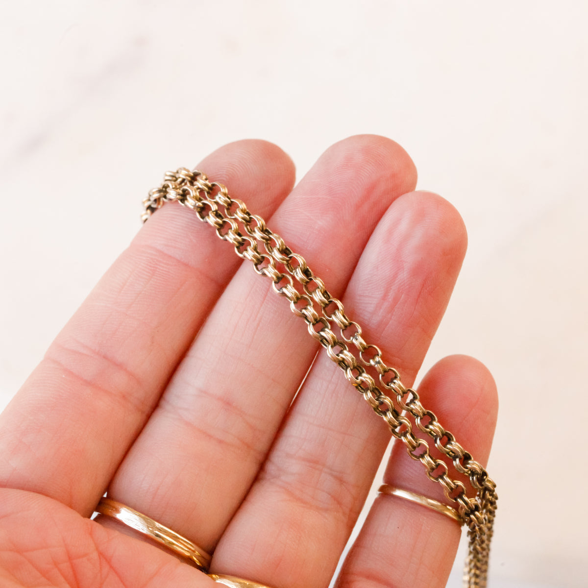 Vesper 10k Rolo Chain and Swivel Clasp, 19"