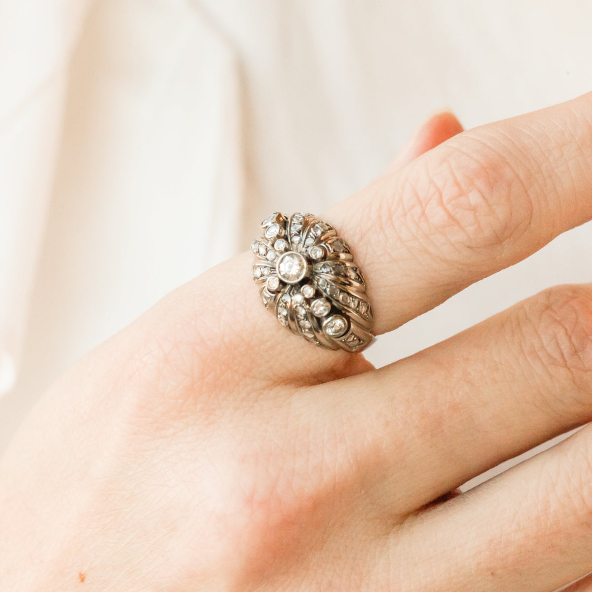 Annette Deco Diamond Ring