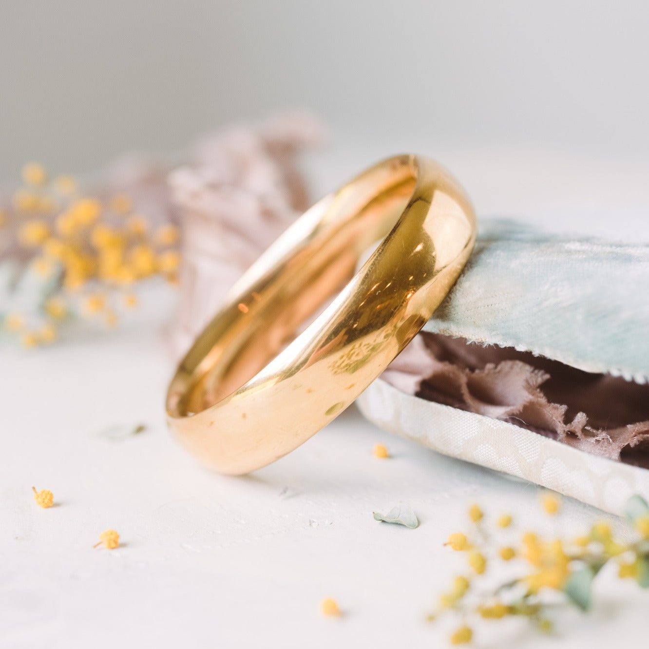 Vintage Lanie Gold Bangle