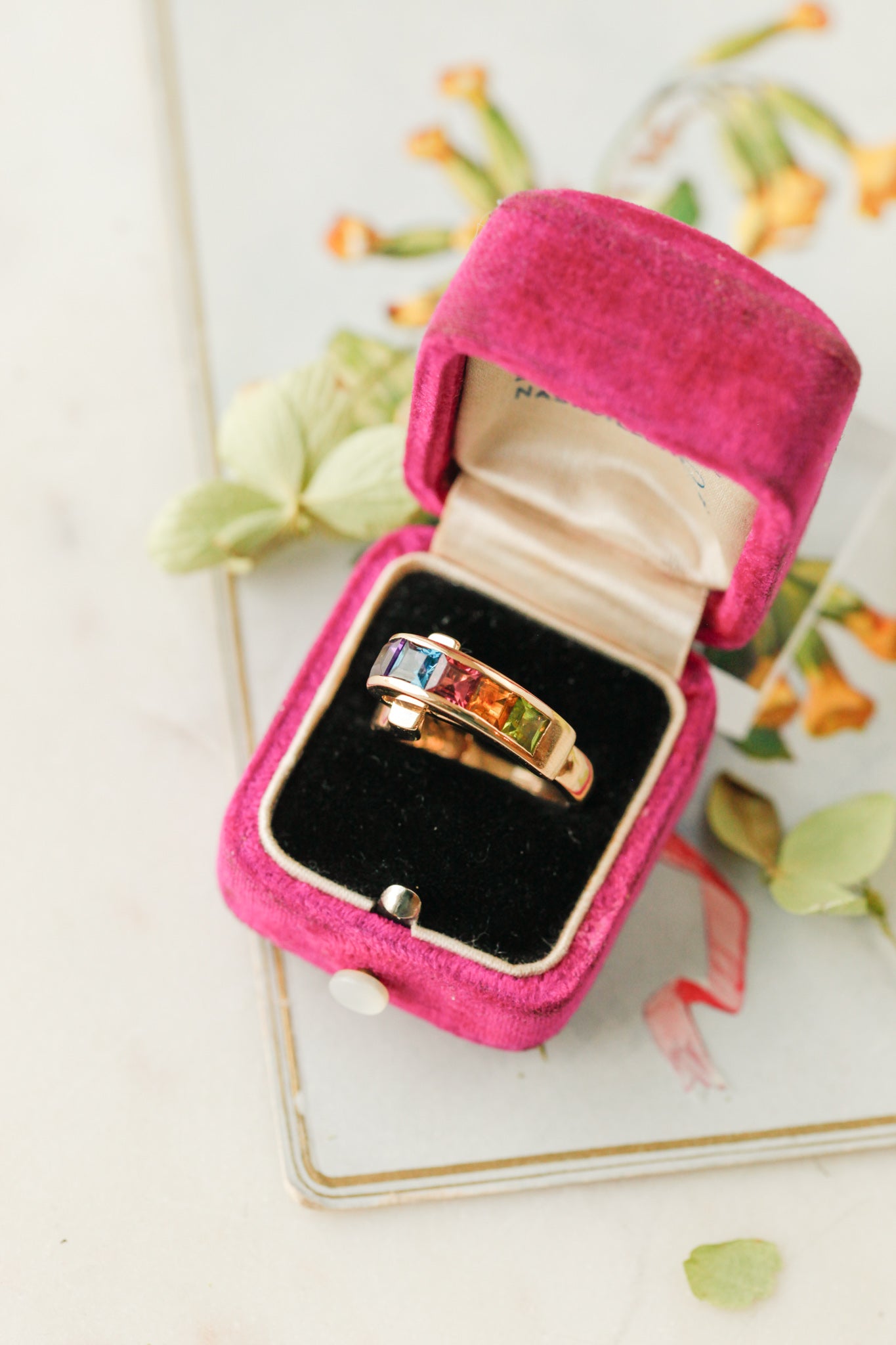 Oz Rainbow Cocktail Ring