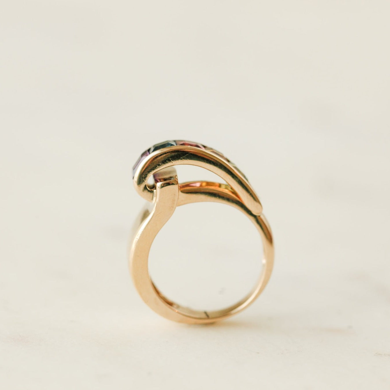 Oz Rainbow Cocktail Ring