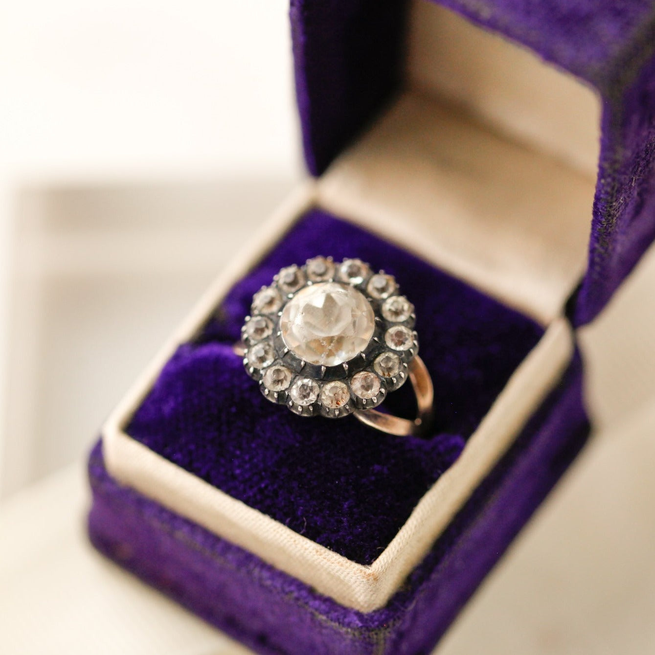 Leon Georgian Paste Cluster Ring