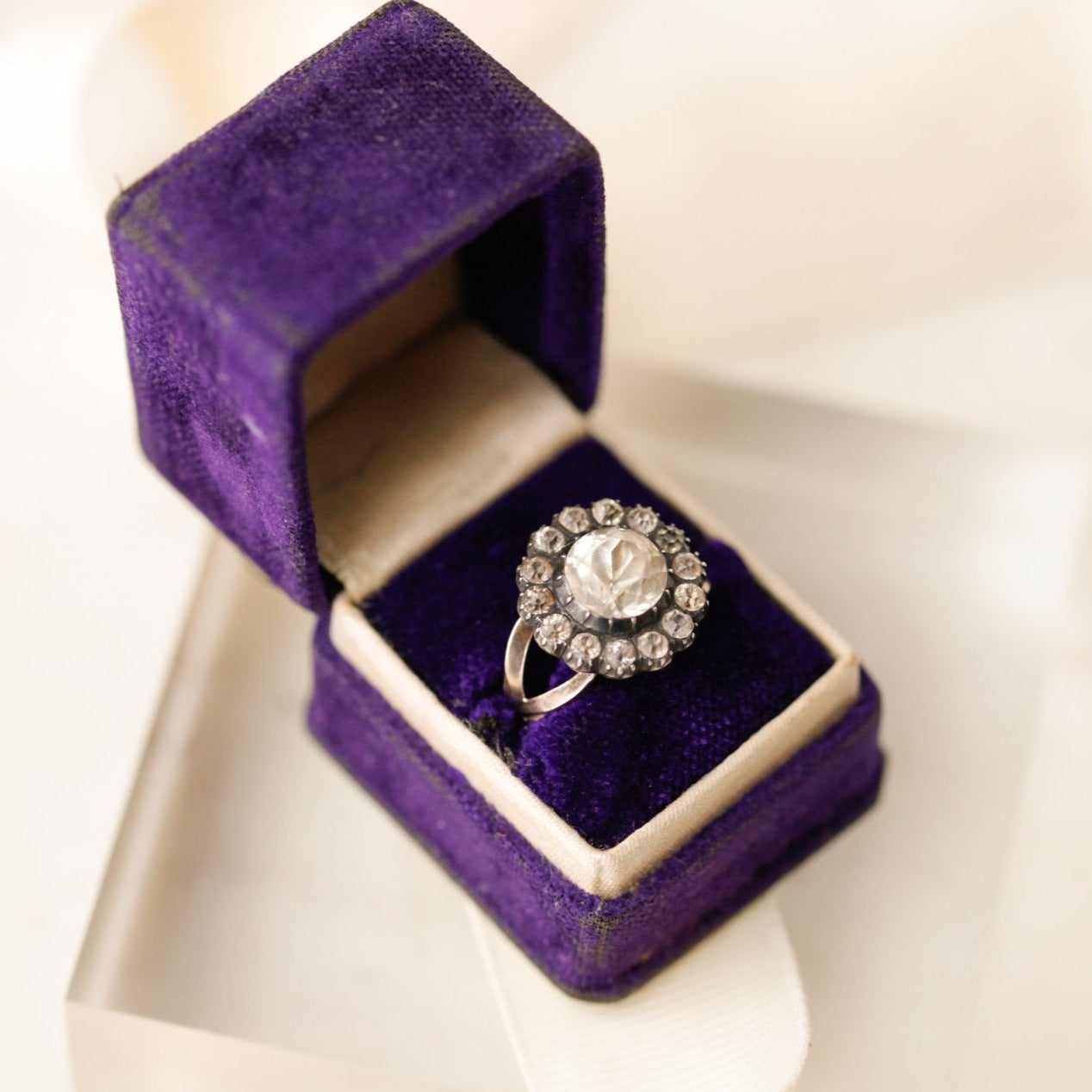 Leon Georgian Paste Cluster Ring