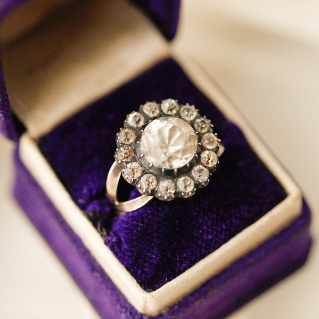 Leon Georgian Paste Cluster Ring