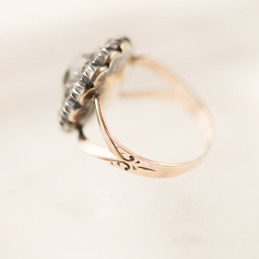 Leon Georgian Paste Cluster Ring
