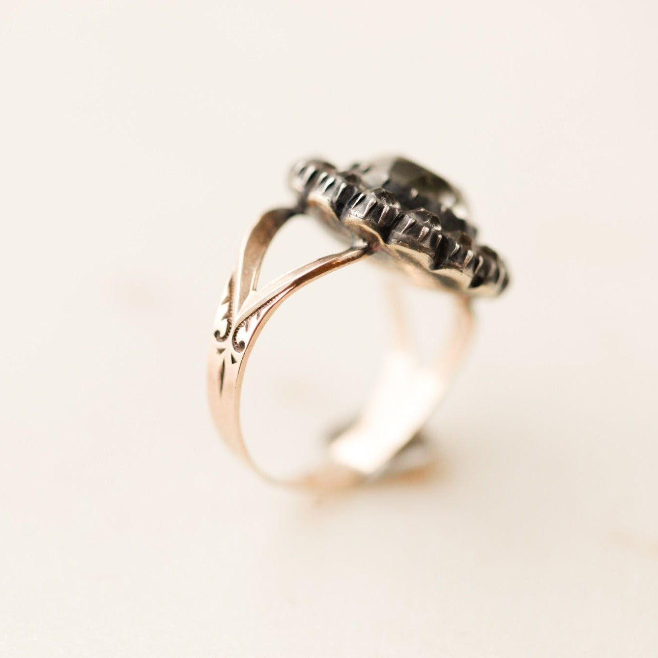 Leon Georgian Paste Cluster Ring