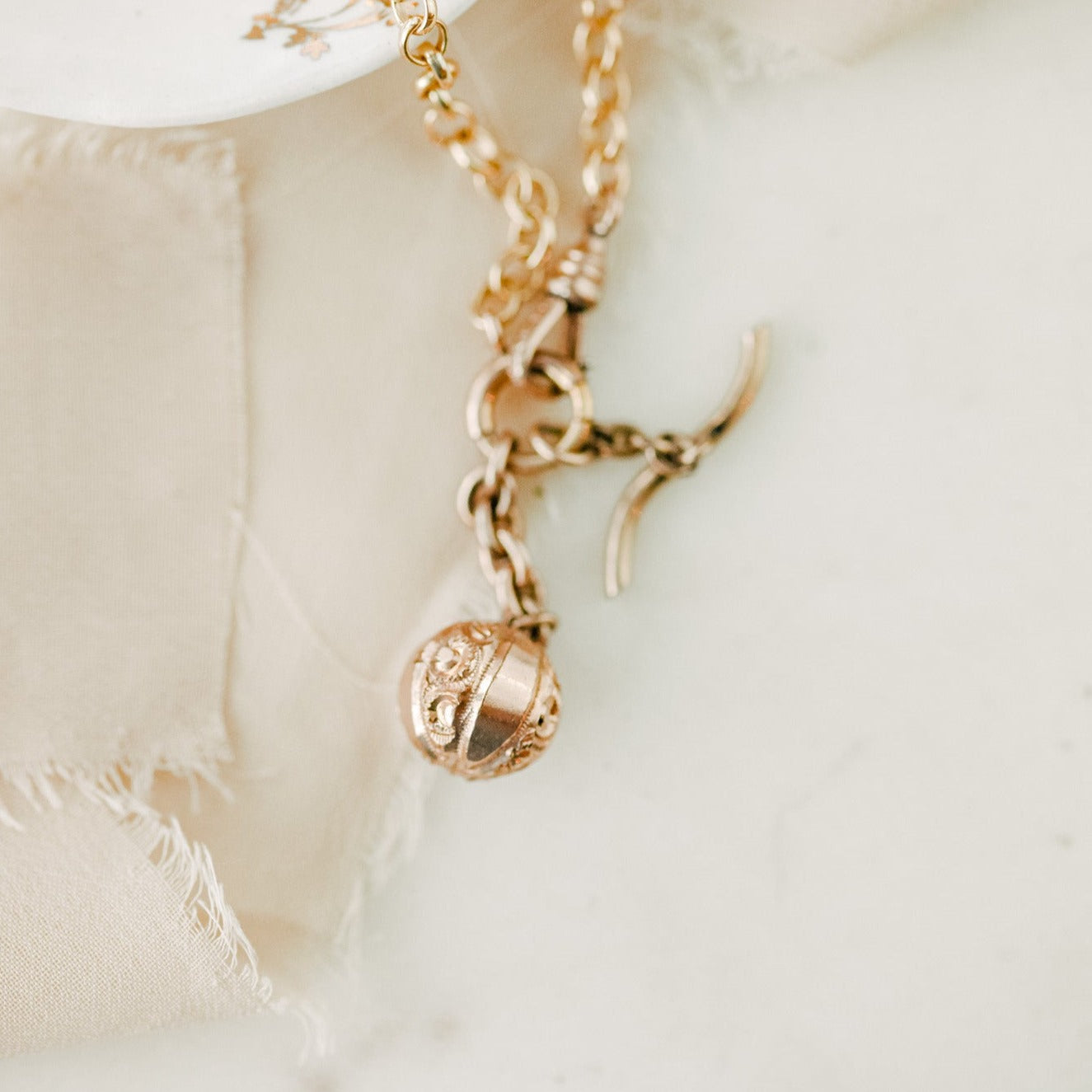 Irene Trellis Toggle Necklace