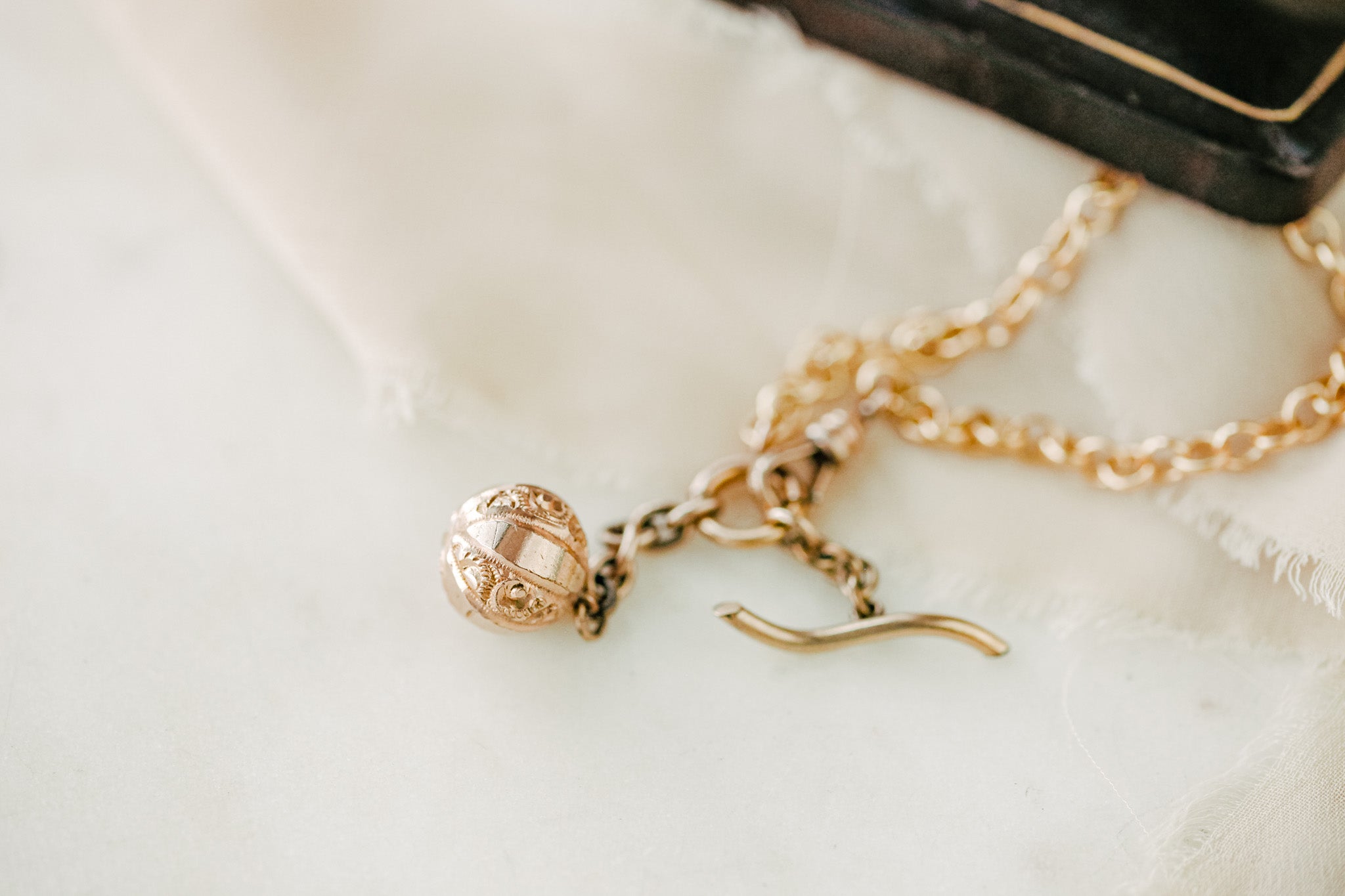 Irene Trellis Toggle Necklace