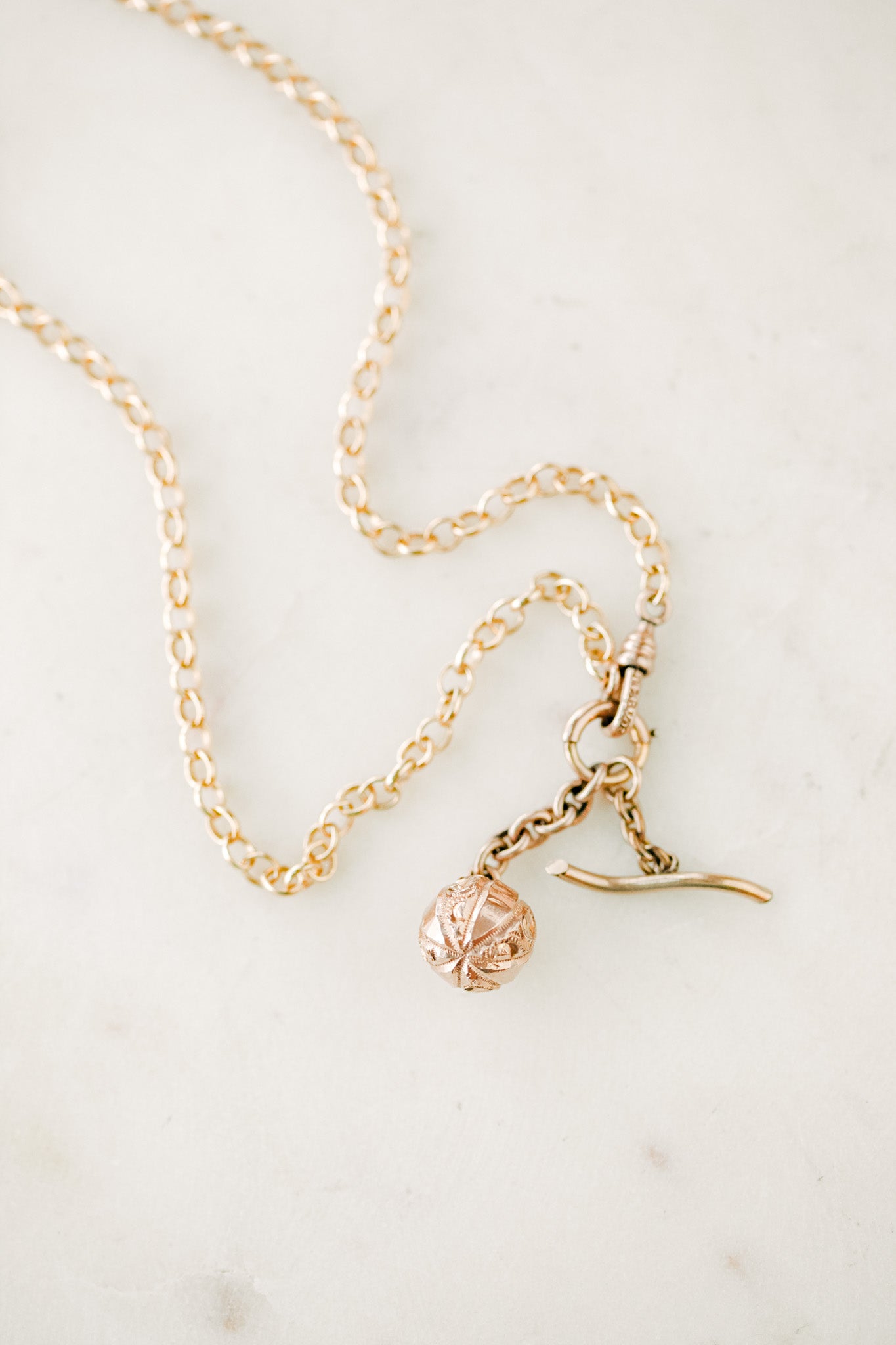 Irene Trellis Toggle Necklace