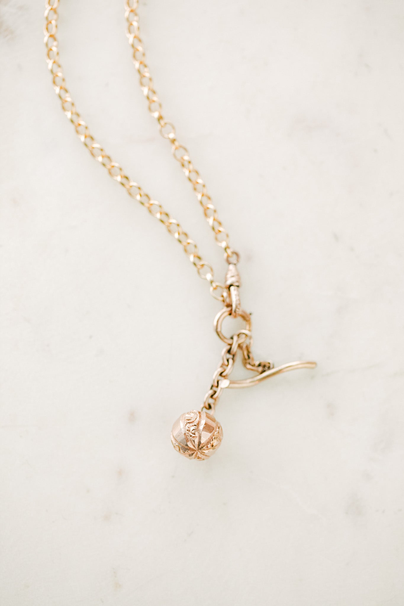 Irene Trellis Toggle Necklace