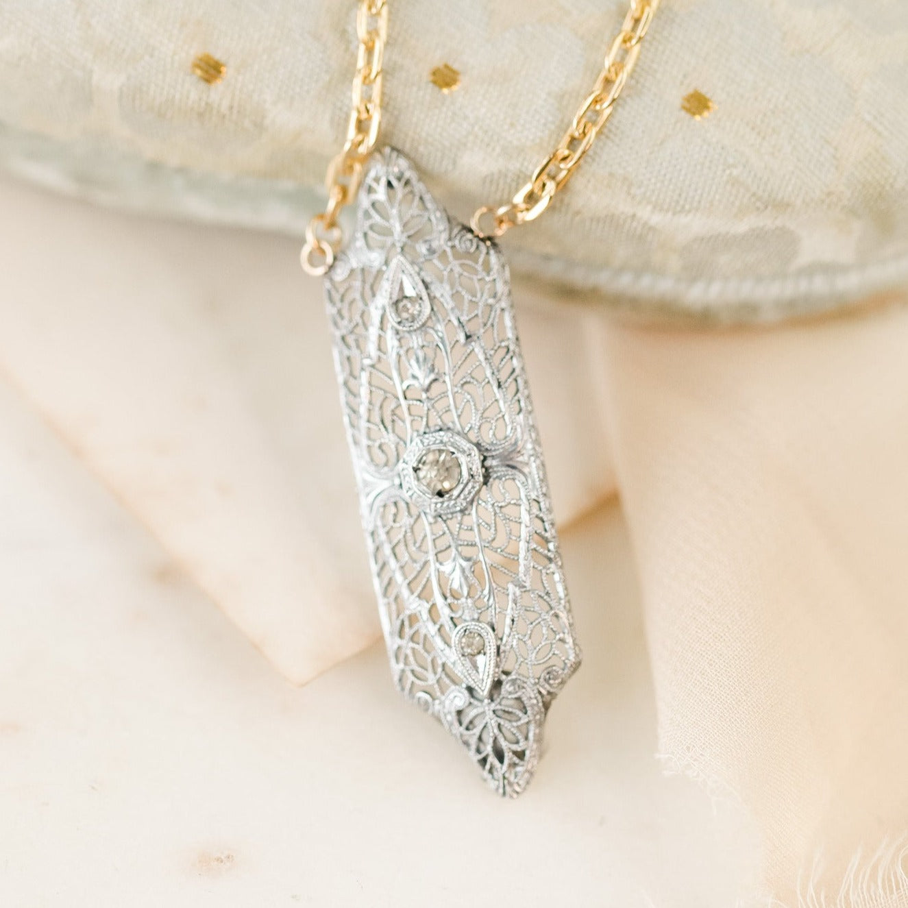 Emma Deco Filigree Pendant