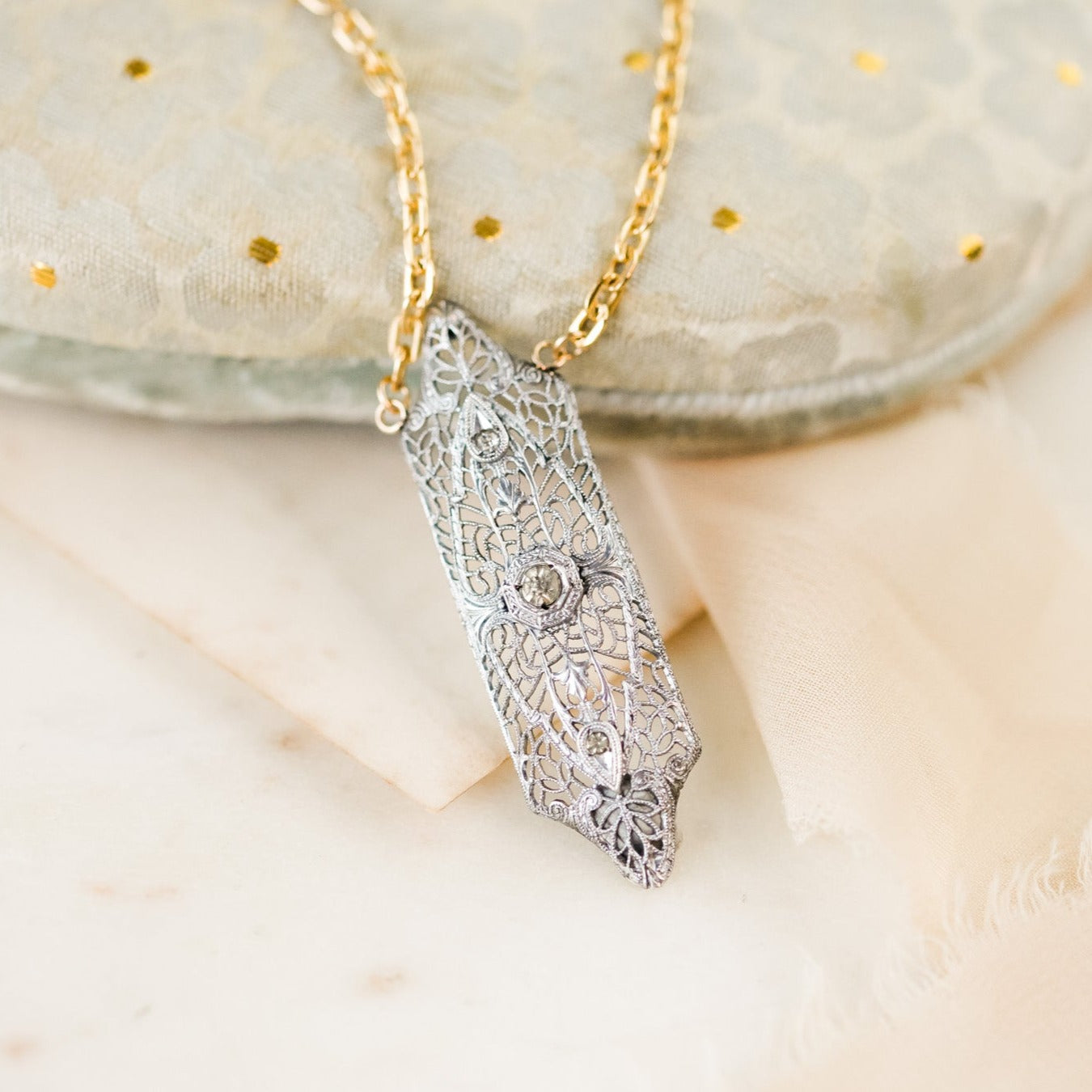 Emma Deco Filigree Pendant