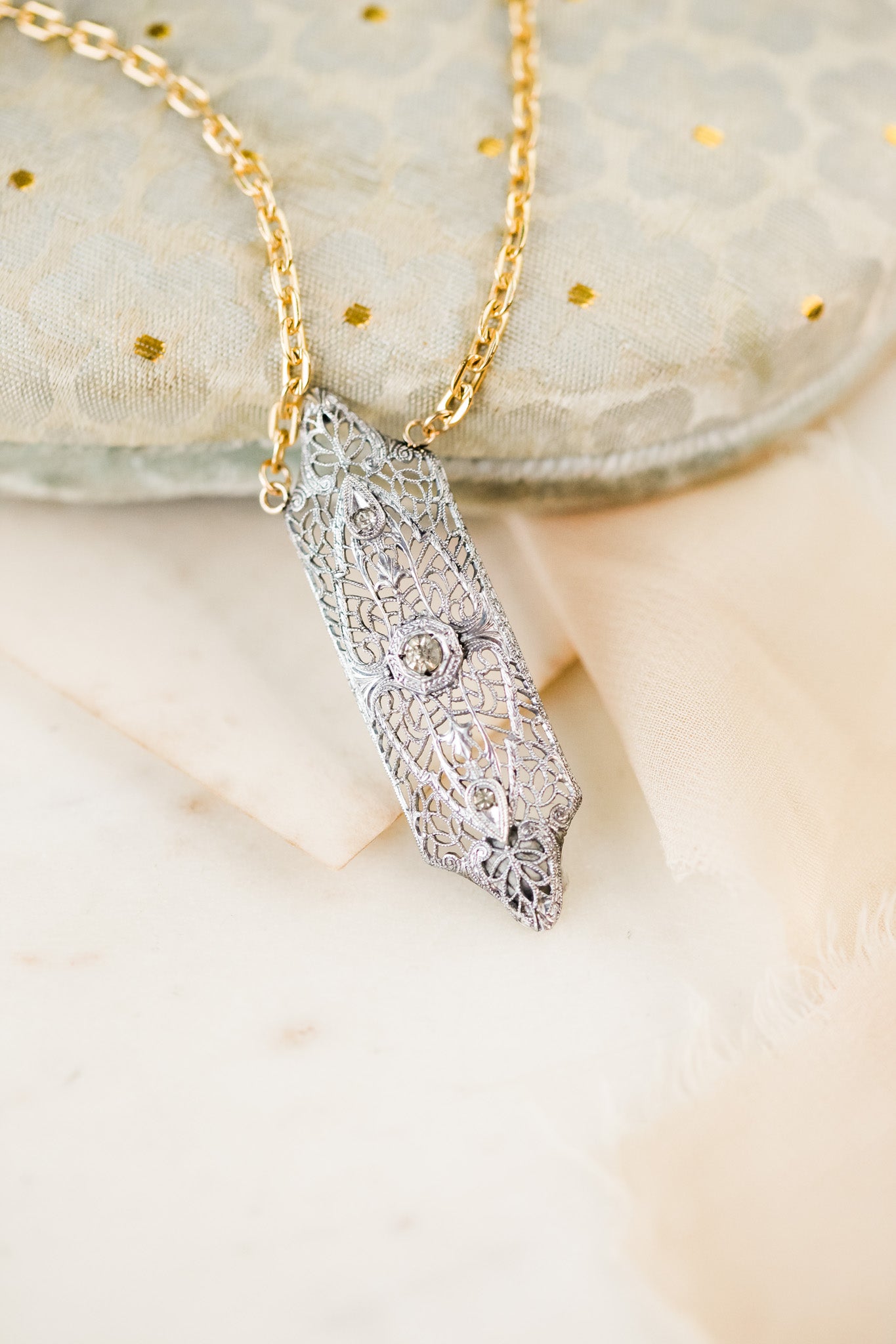 Emma Deco Filigree Pendant