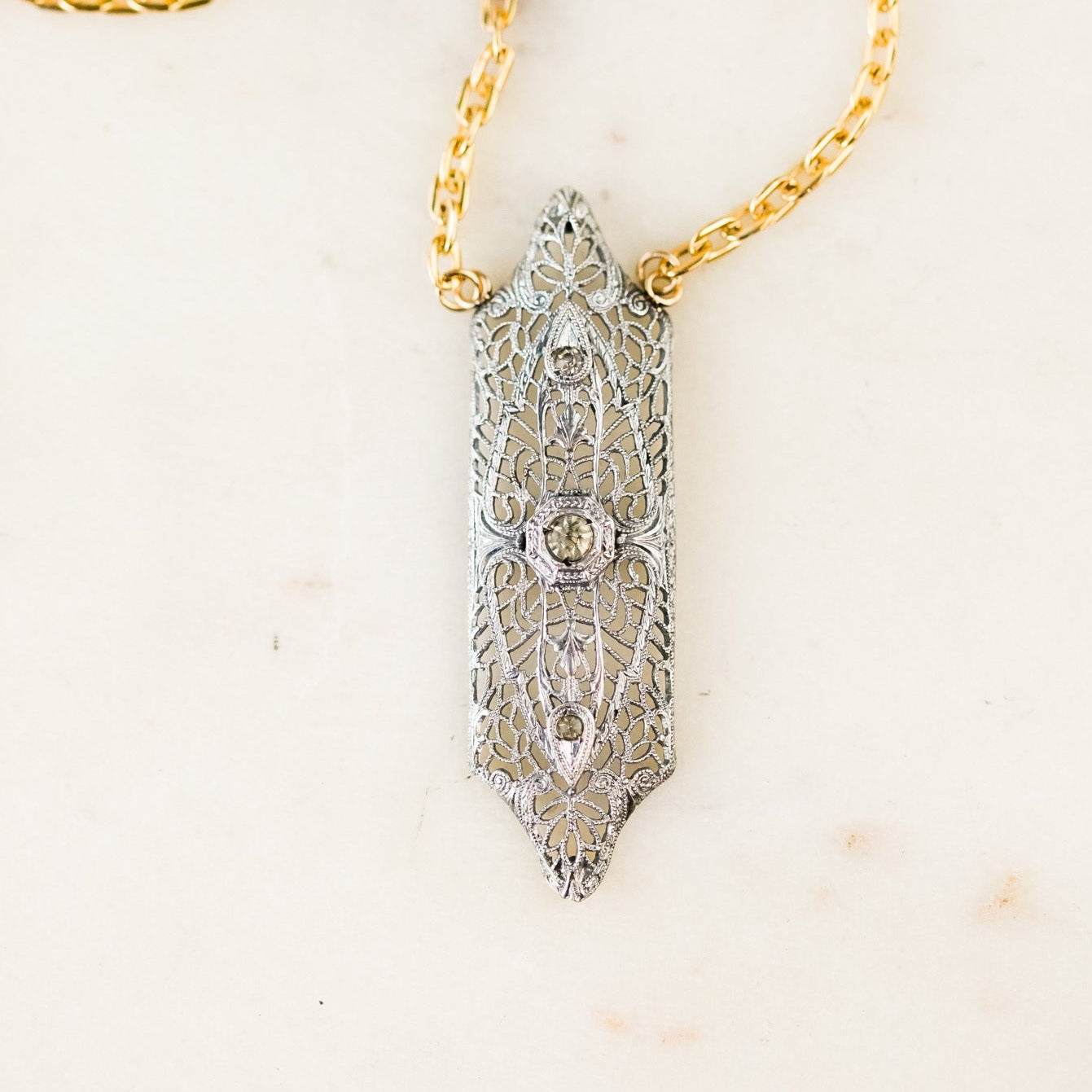 Emma Deco Filigree Pendant