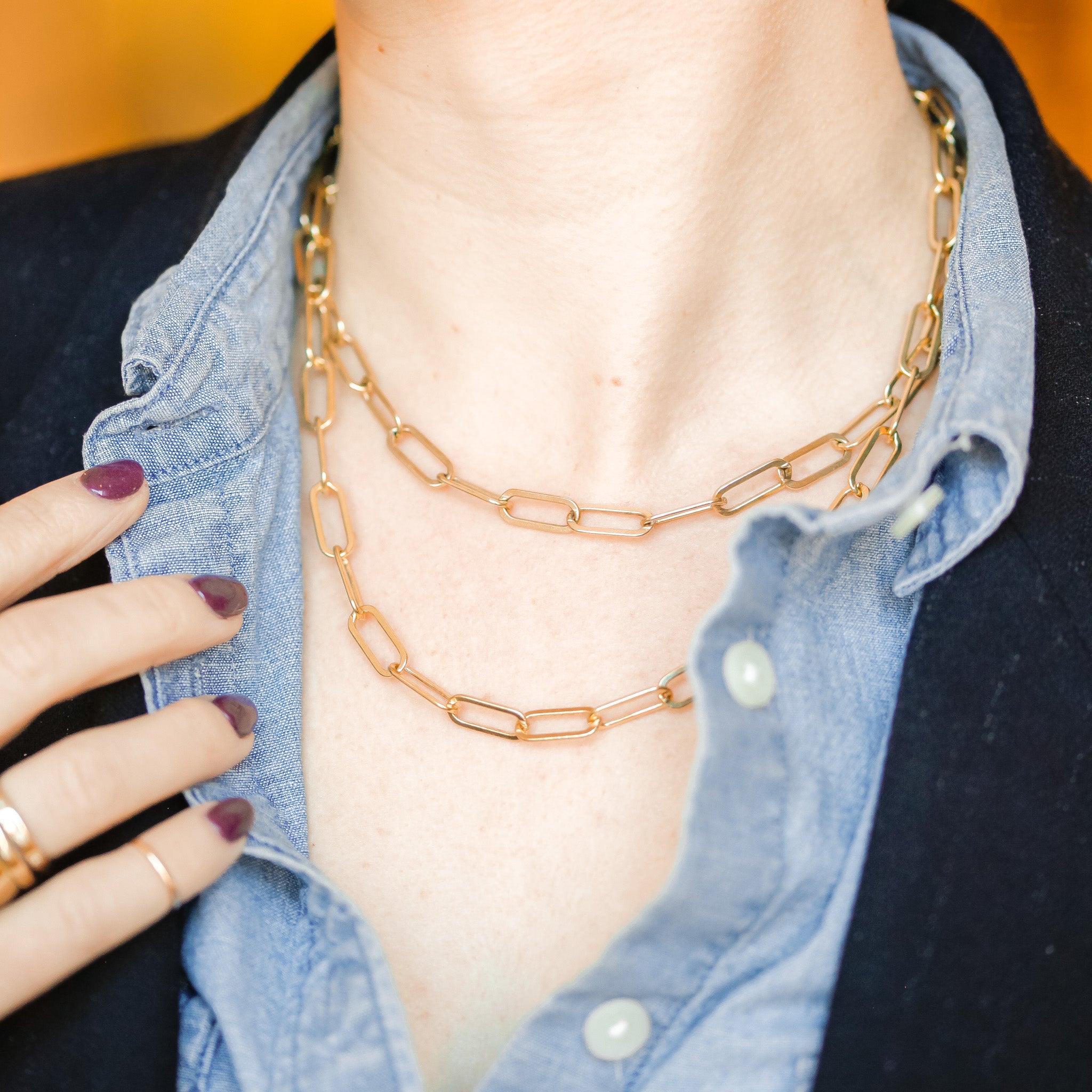 Staple Classic Paperclip Necklace