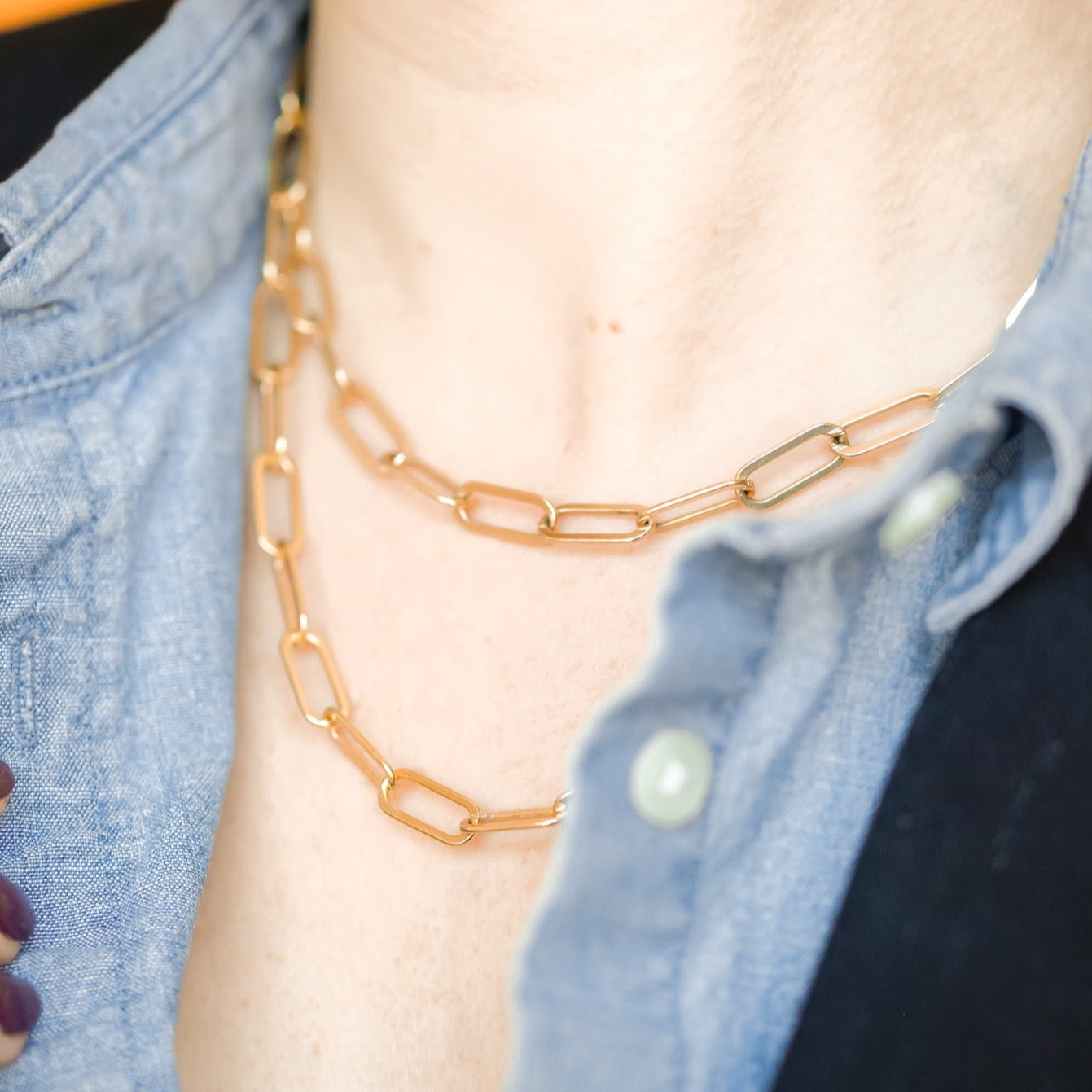 Staple Classic Paperclip Necklace