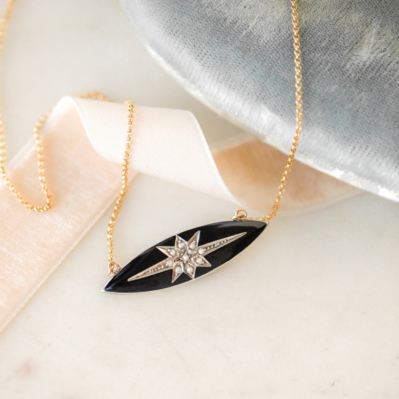 Benson Enameled Celestial Pendant