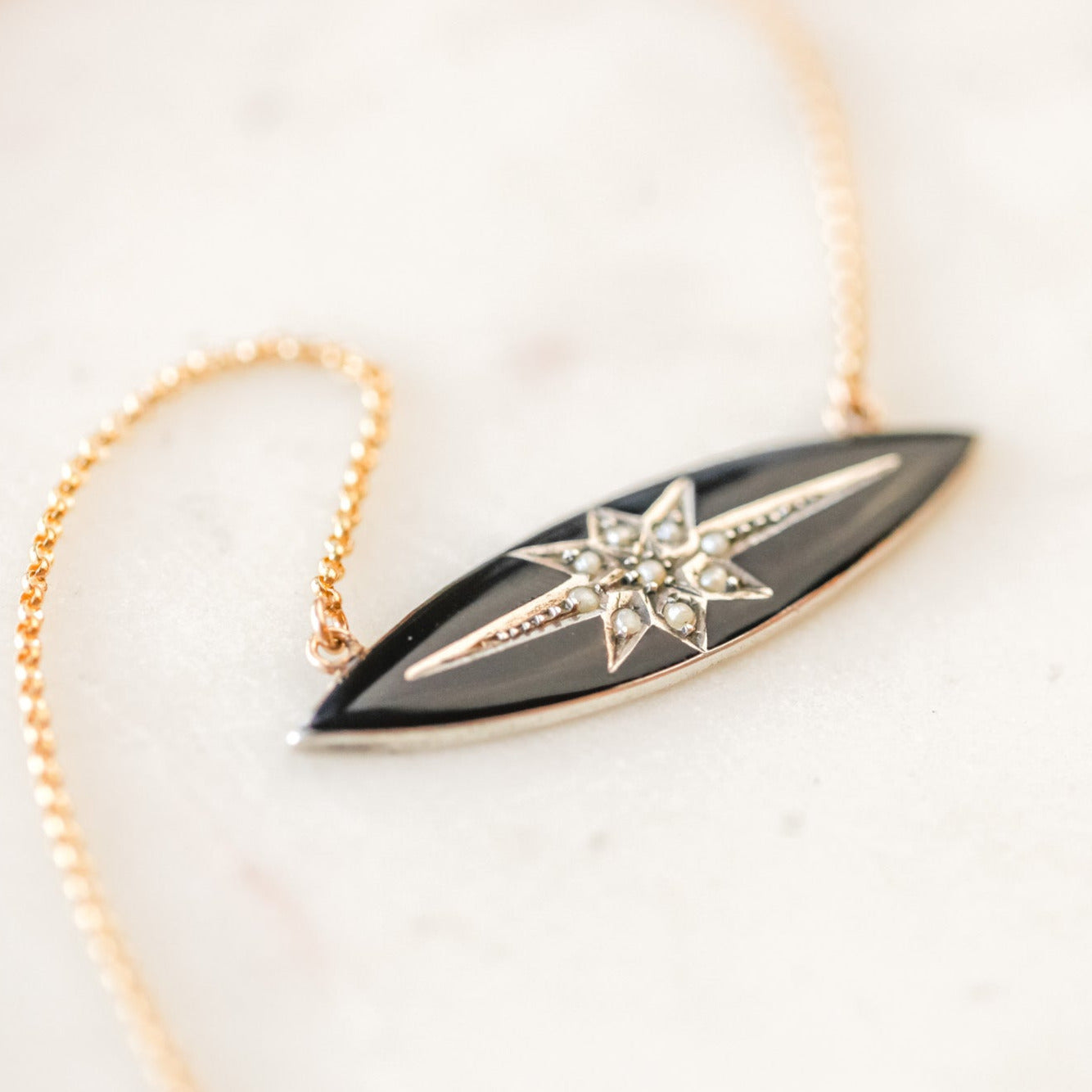 Benson Enameled Celestial Pendant