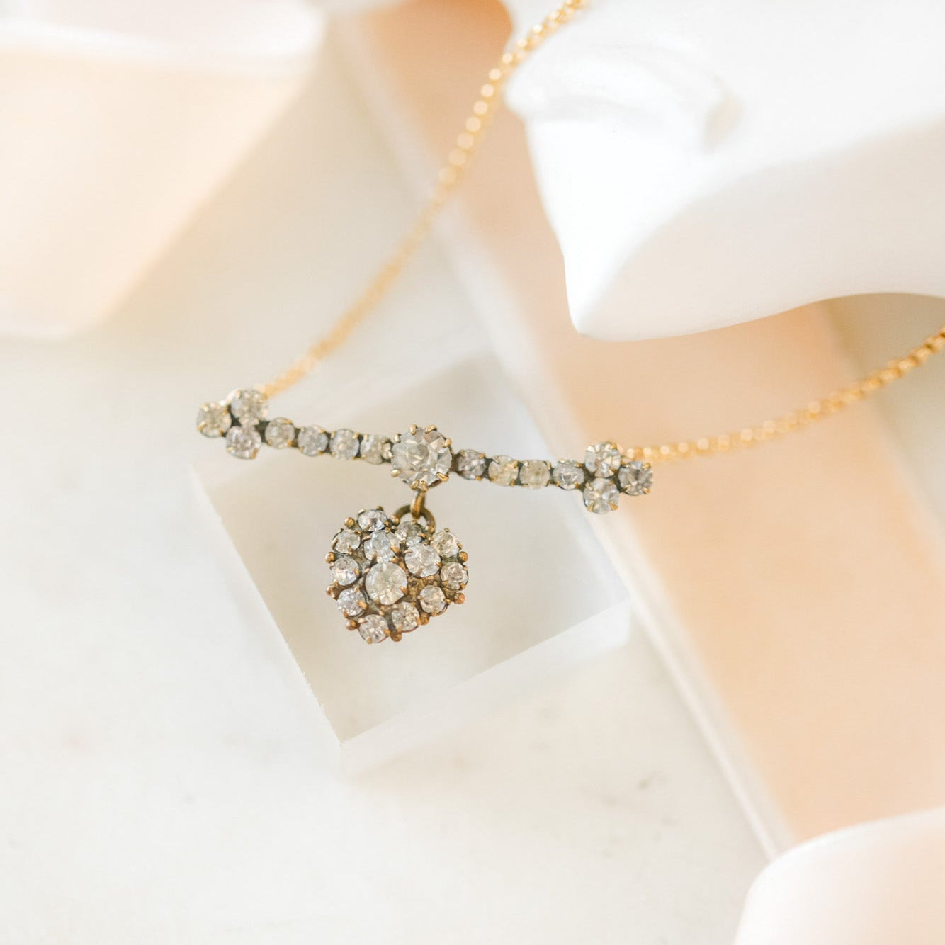 Auclair Rhinestone Heart Pendant