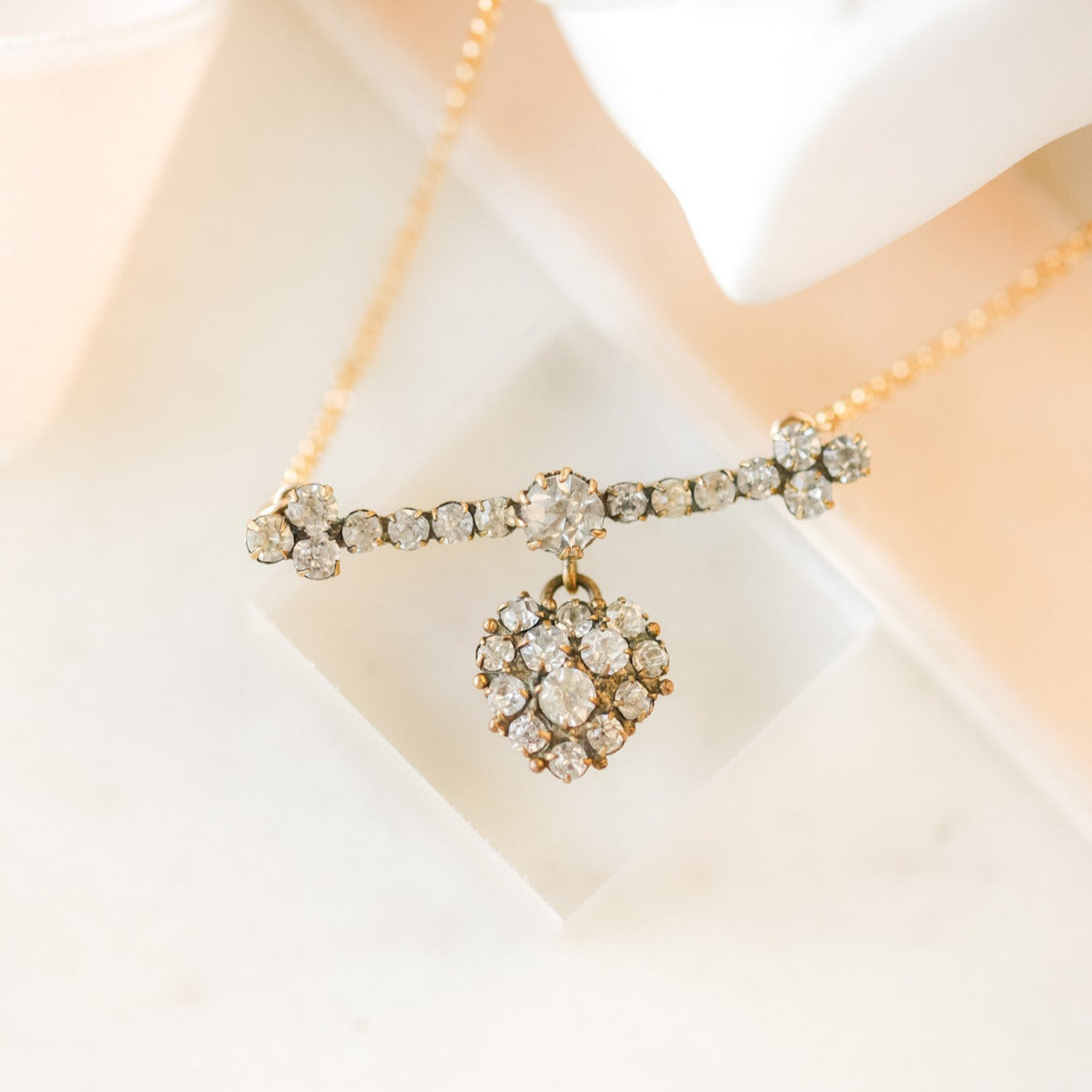 Auclair Rhinestone Heart Pendant