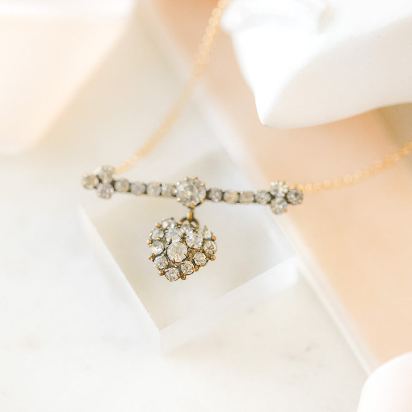 Auclair Rhinestone Heart Pendant