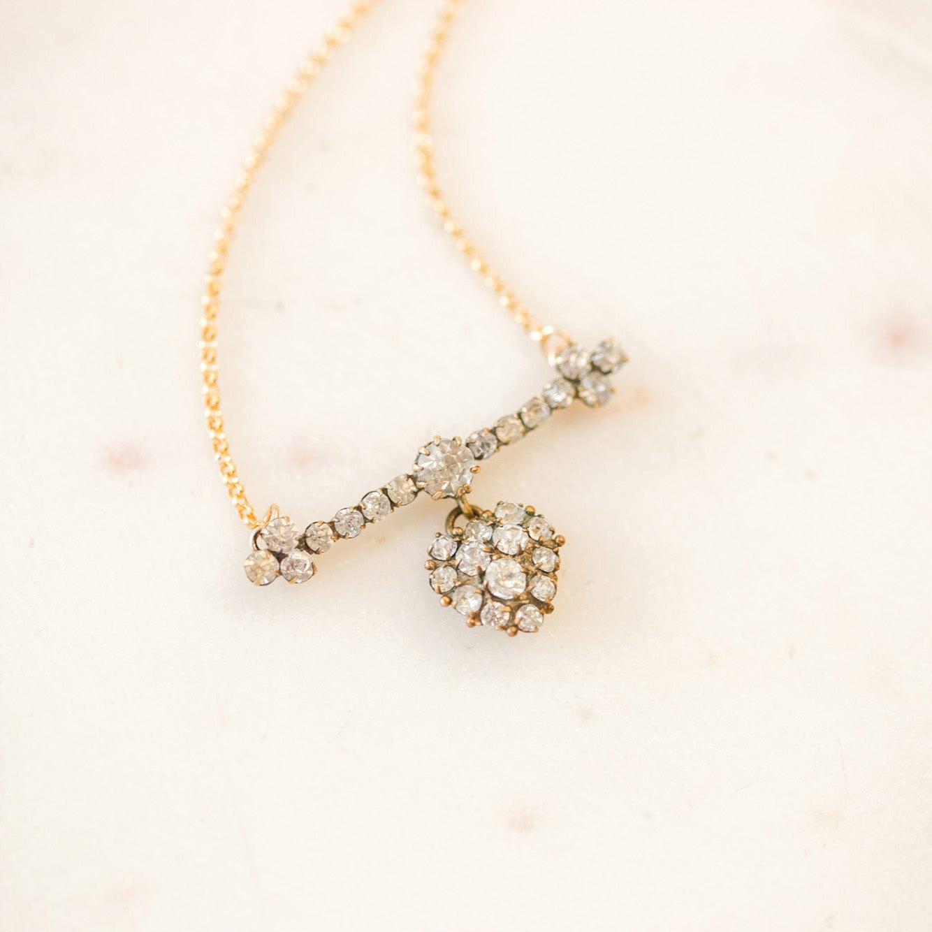 Auclair Rhinestone Heart Pendant