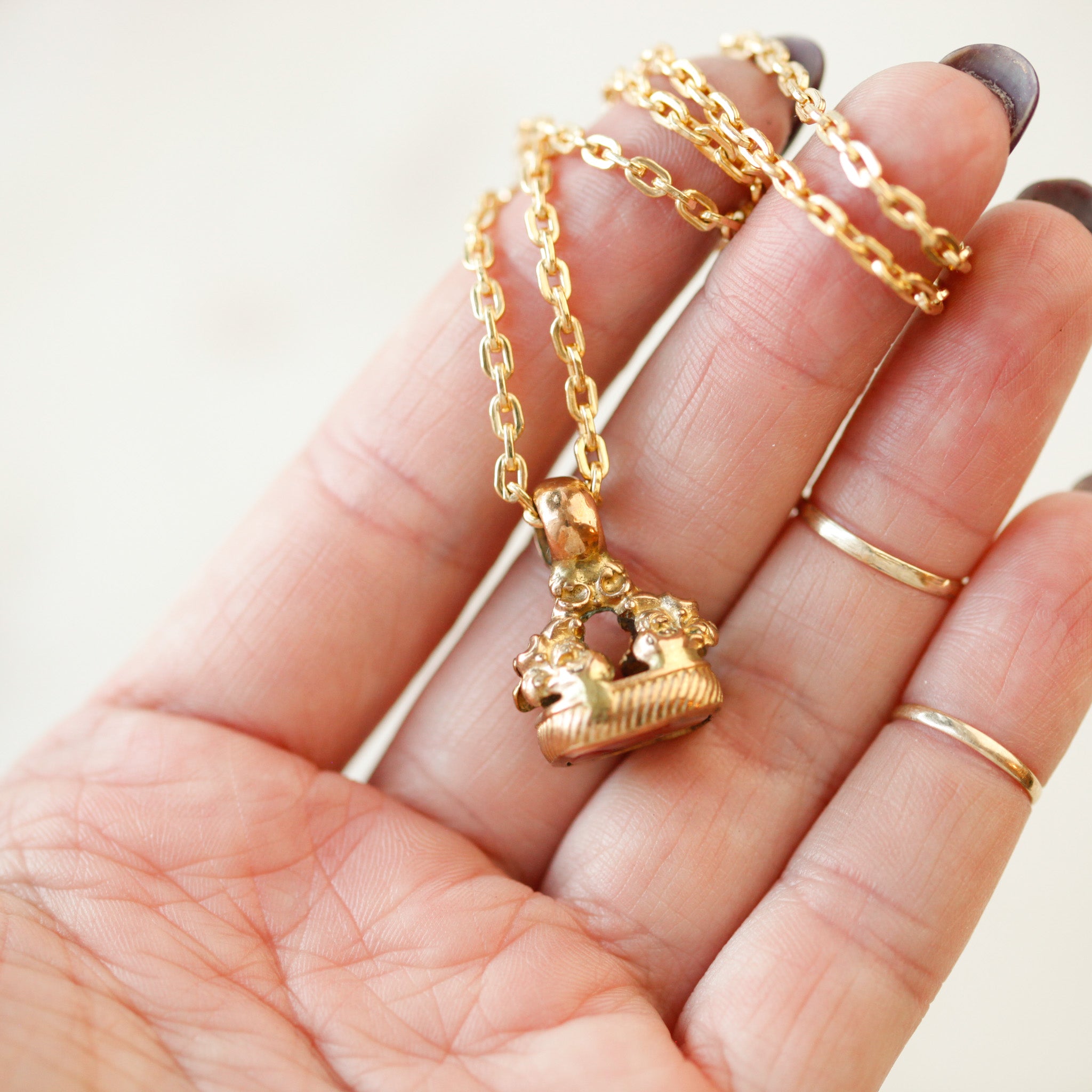 "Anna" Floral Fob Pendant