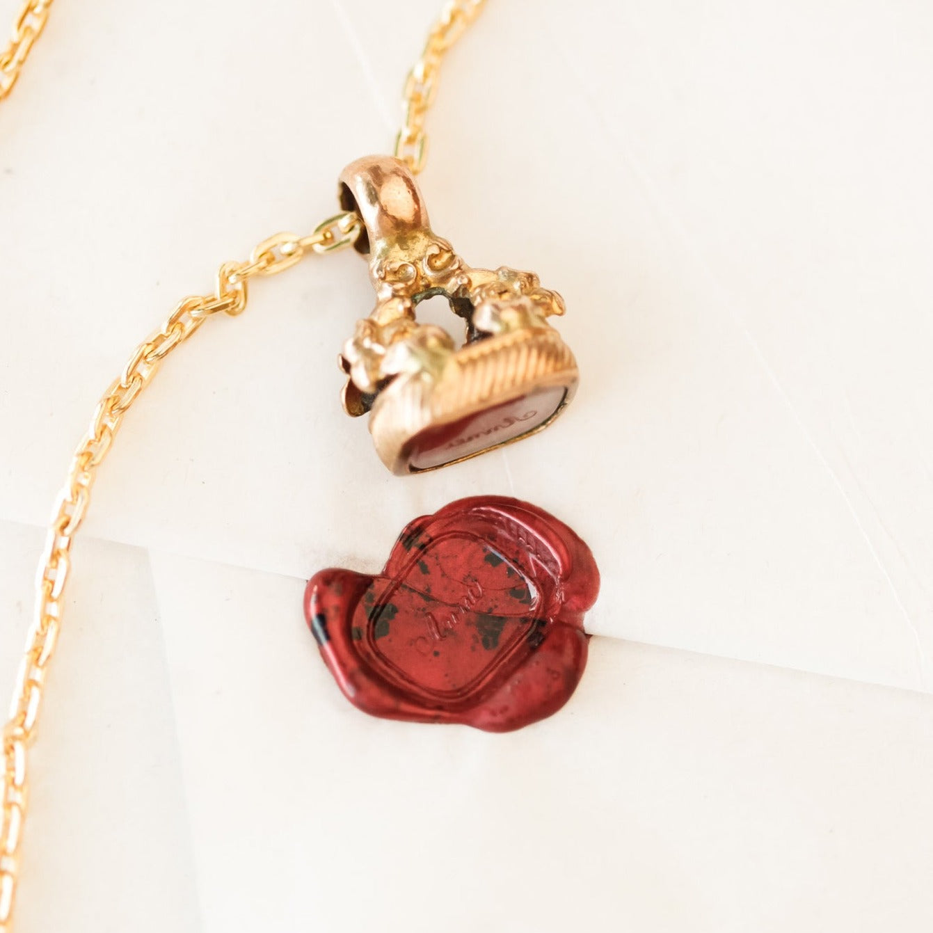 "Anna" Floral Fob Pendant
