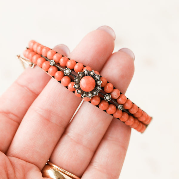 Ariel Victorian Coral Bracelet