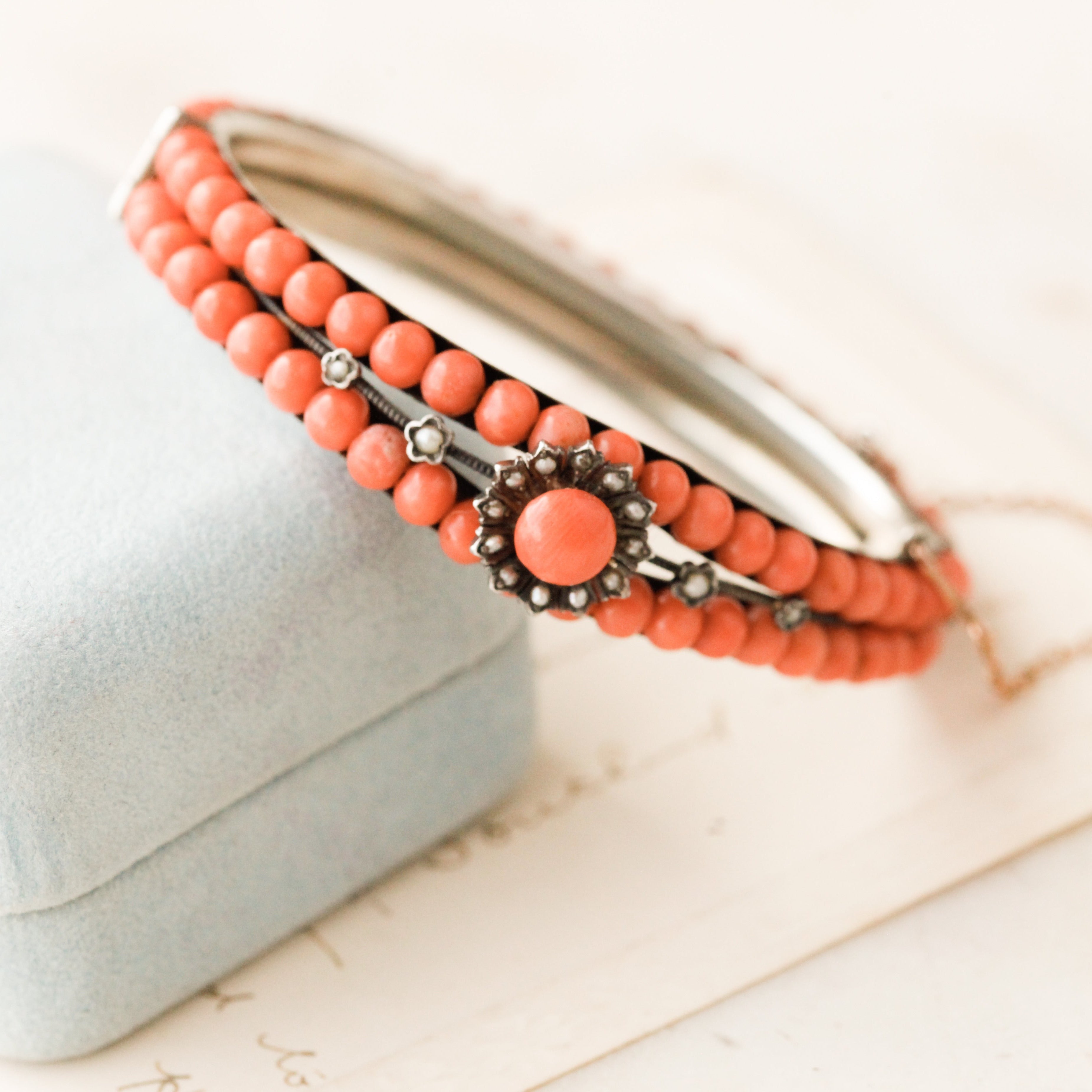 Ariel Victorian Coral Bracelet