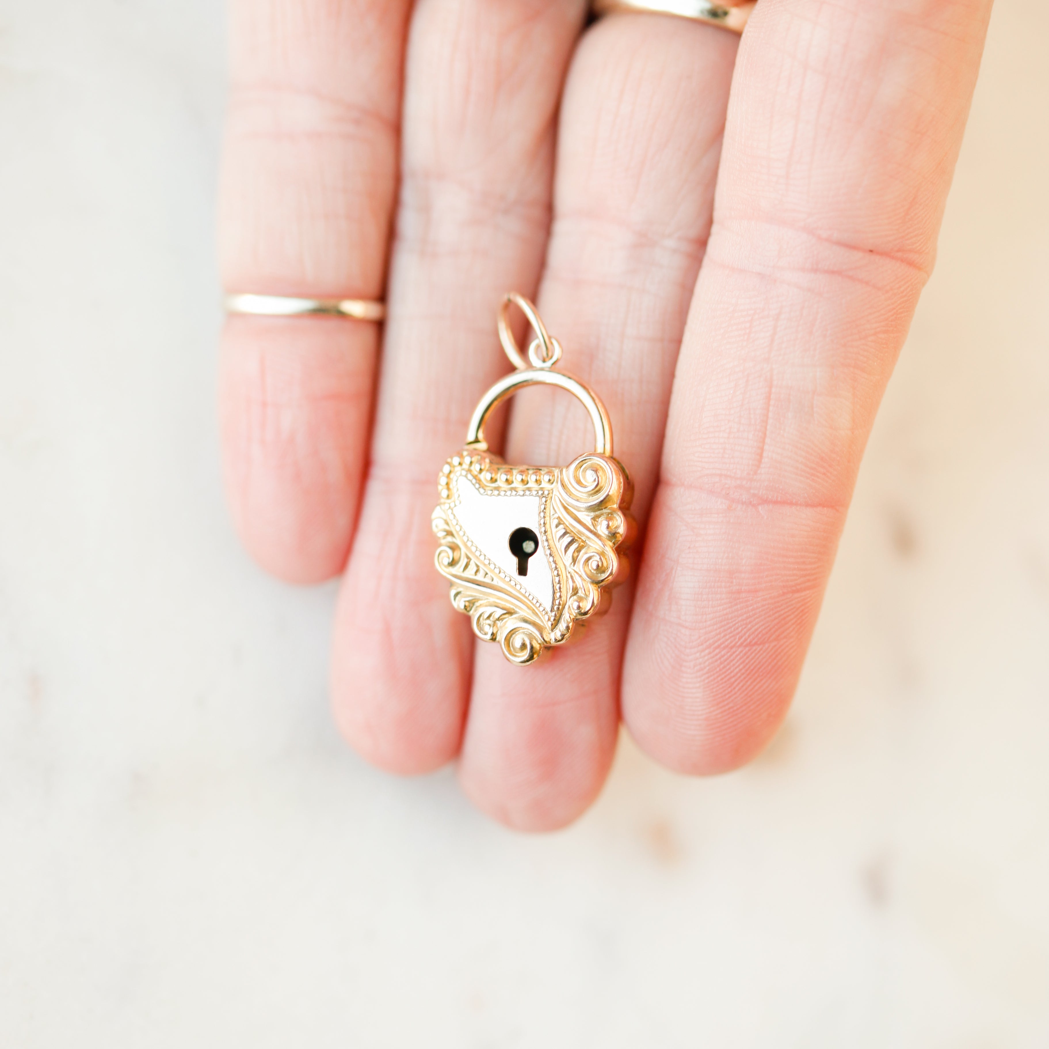 Lover's Lock Charm