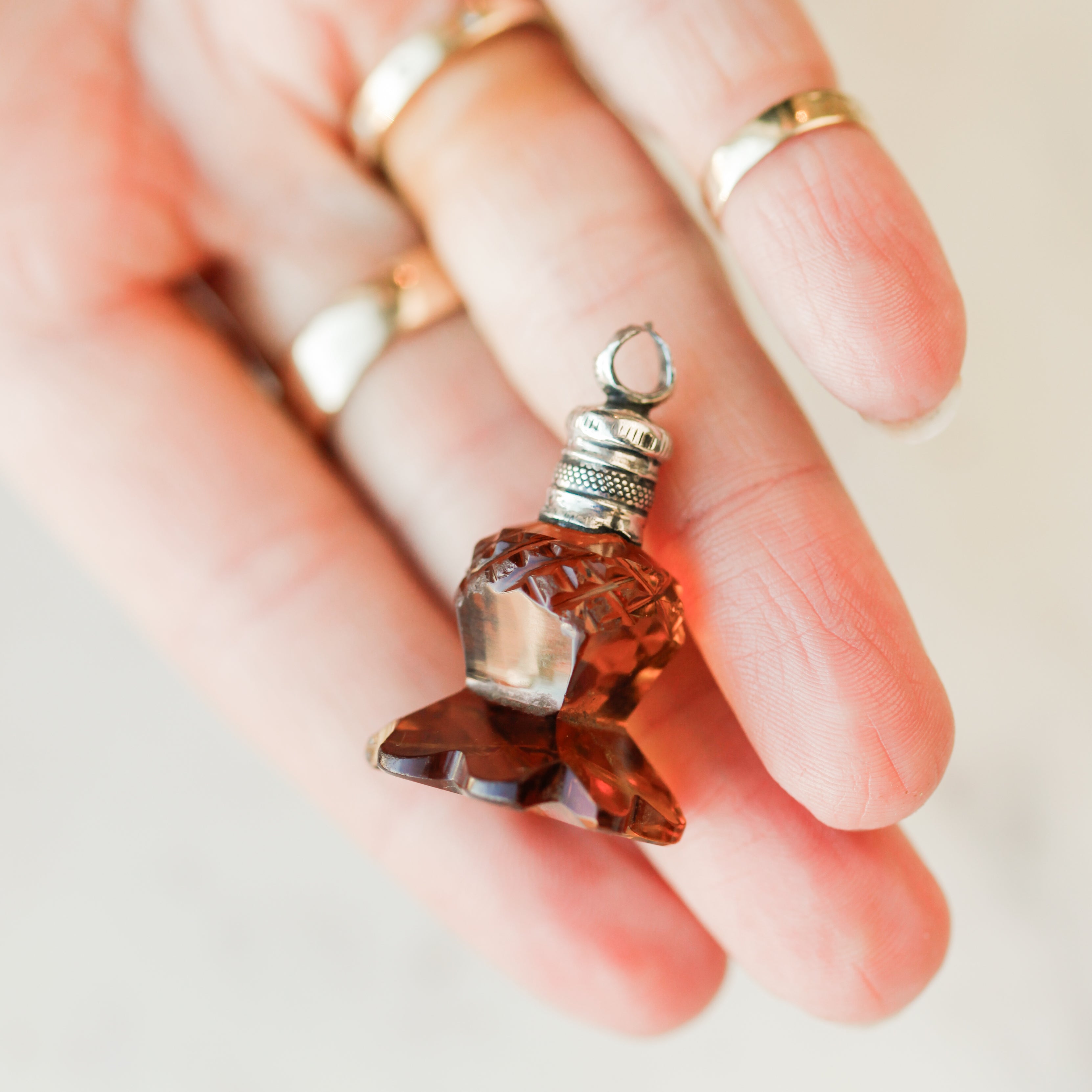 Sienna Scottish Thistle Charm