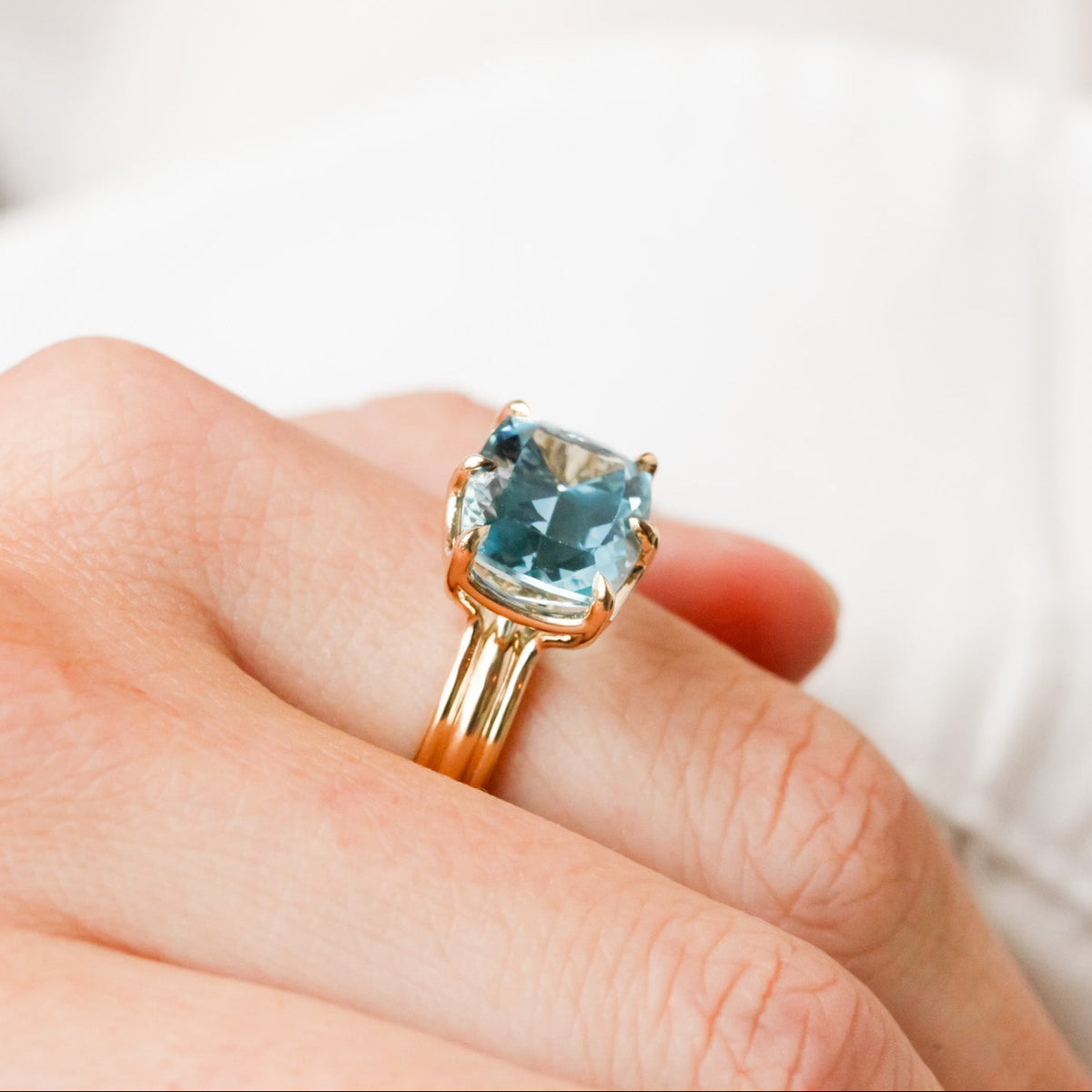 Aquamarine in Regency Setting