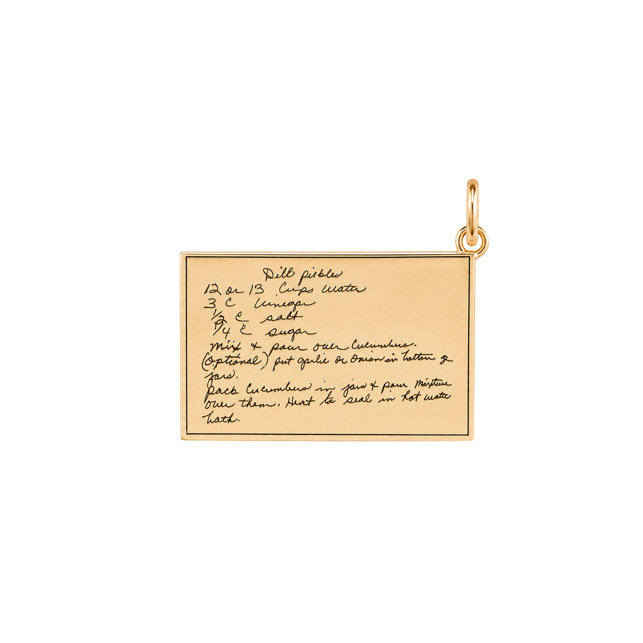 Custom Recipe Charm