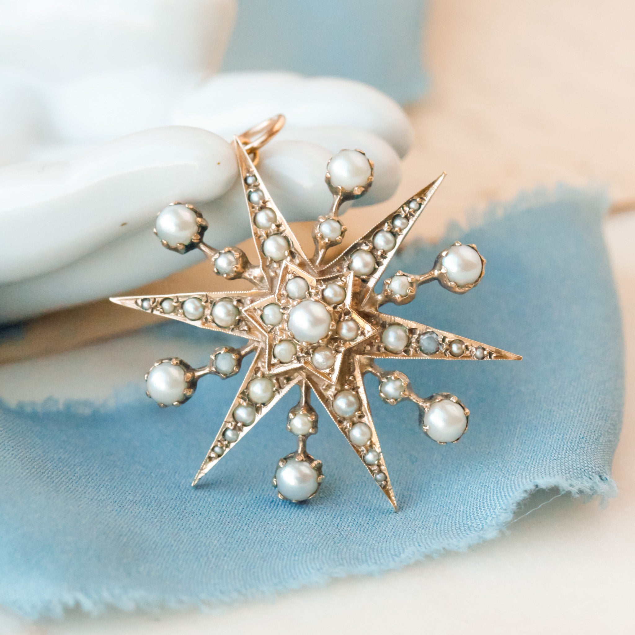 Fiona Pearl Celestial Pendant