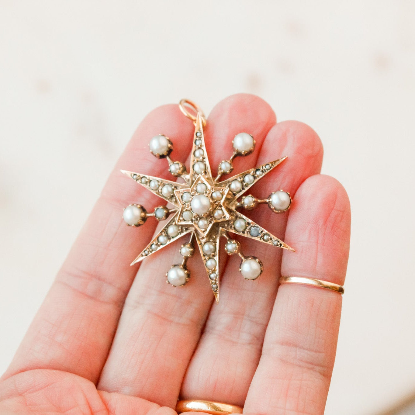 Fiona Pearl Celestial Pendant