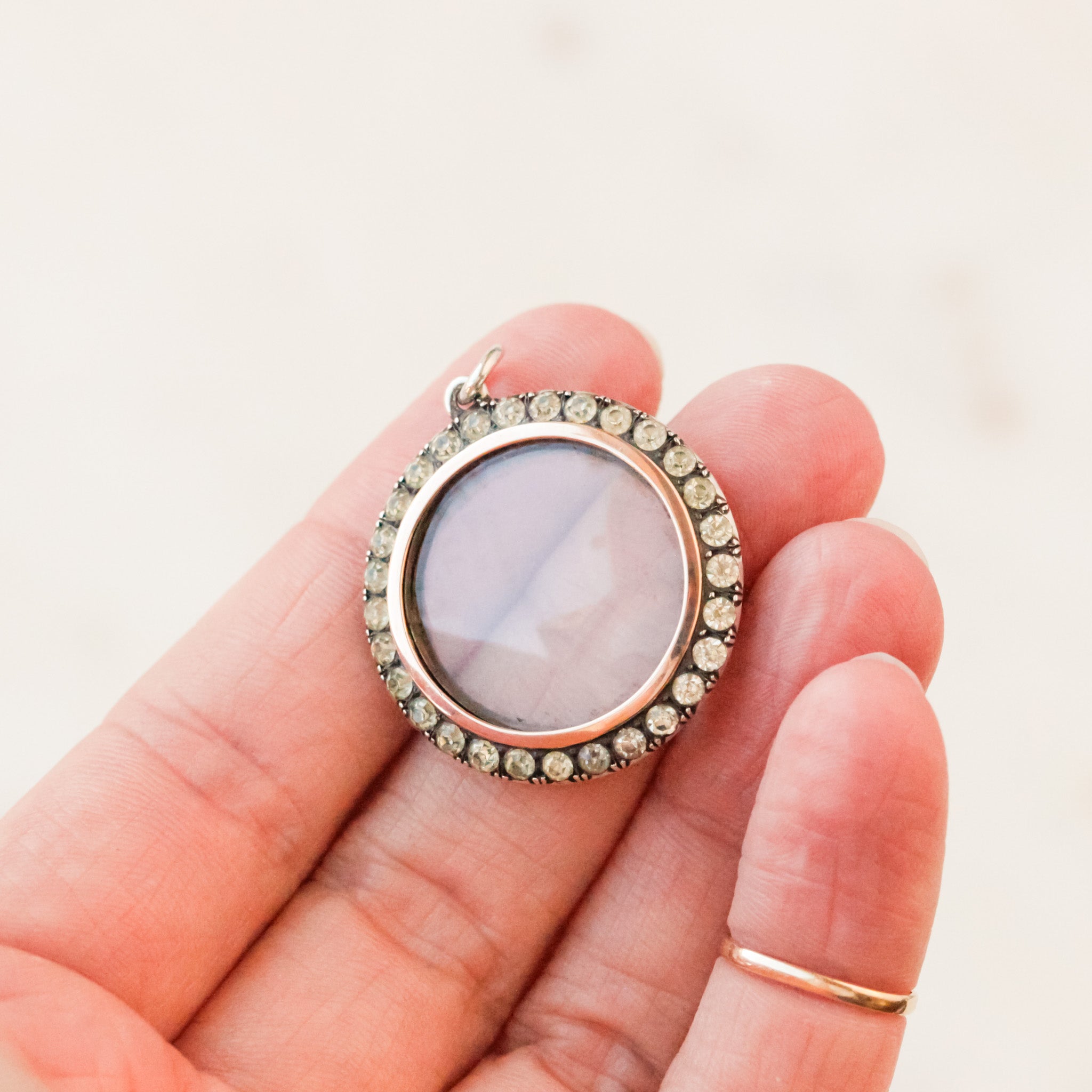 Evie Paste Stone Locket
