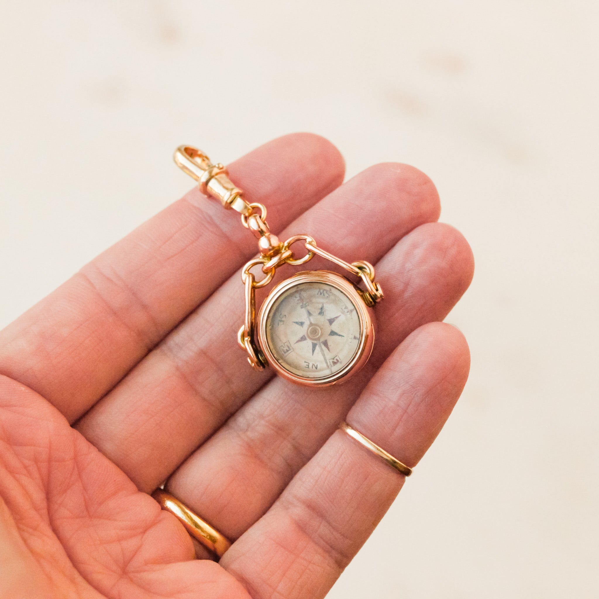 Minnie Victorian Compass Pendant