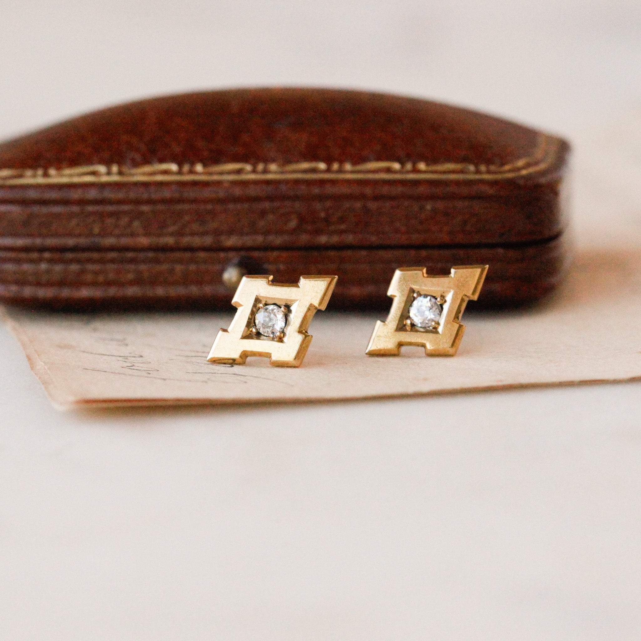 Rosie Old Mine Cut Diamond Earrings