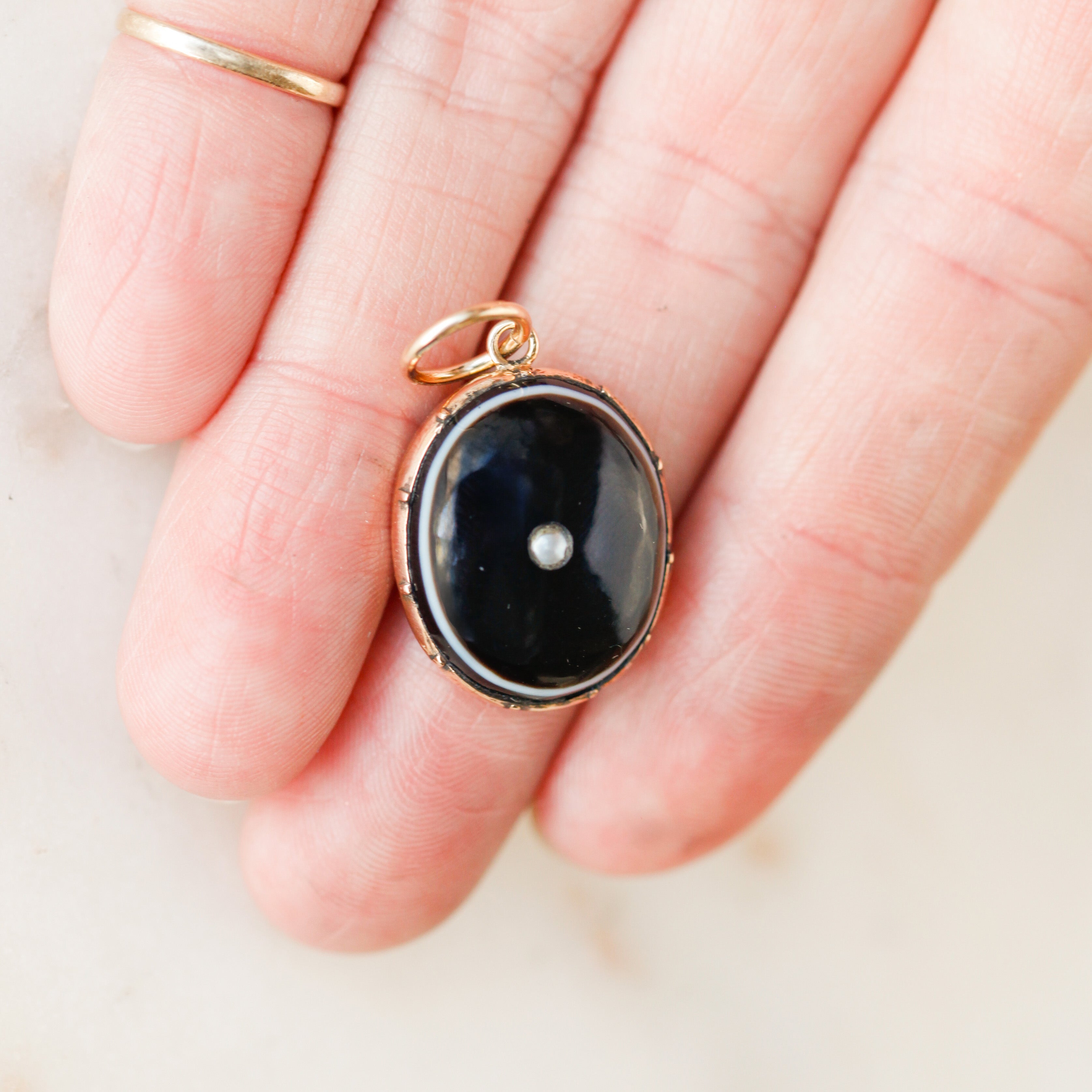 Perry Banded Agate Pendant