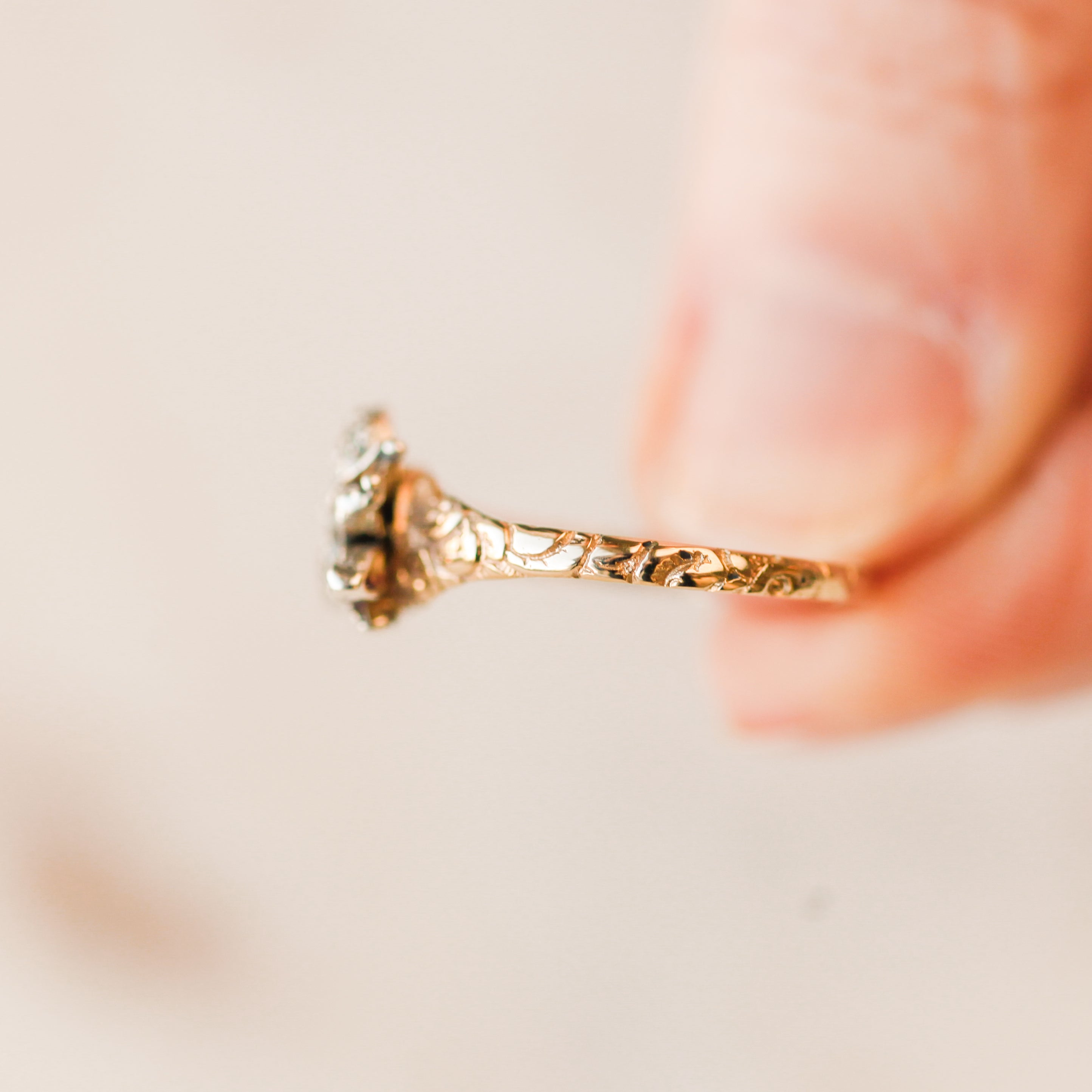 Diamond Bumble Bee Ring