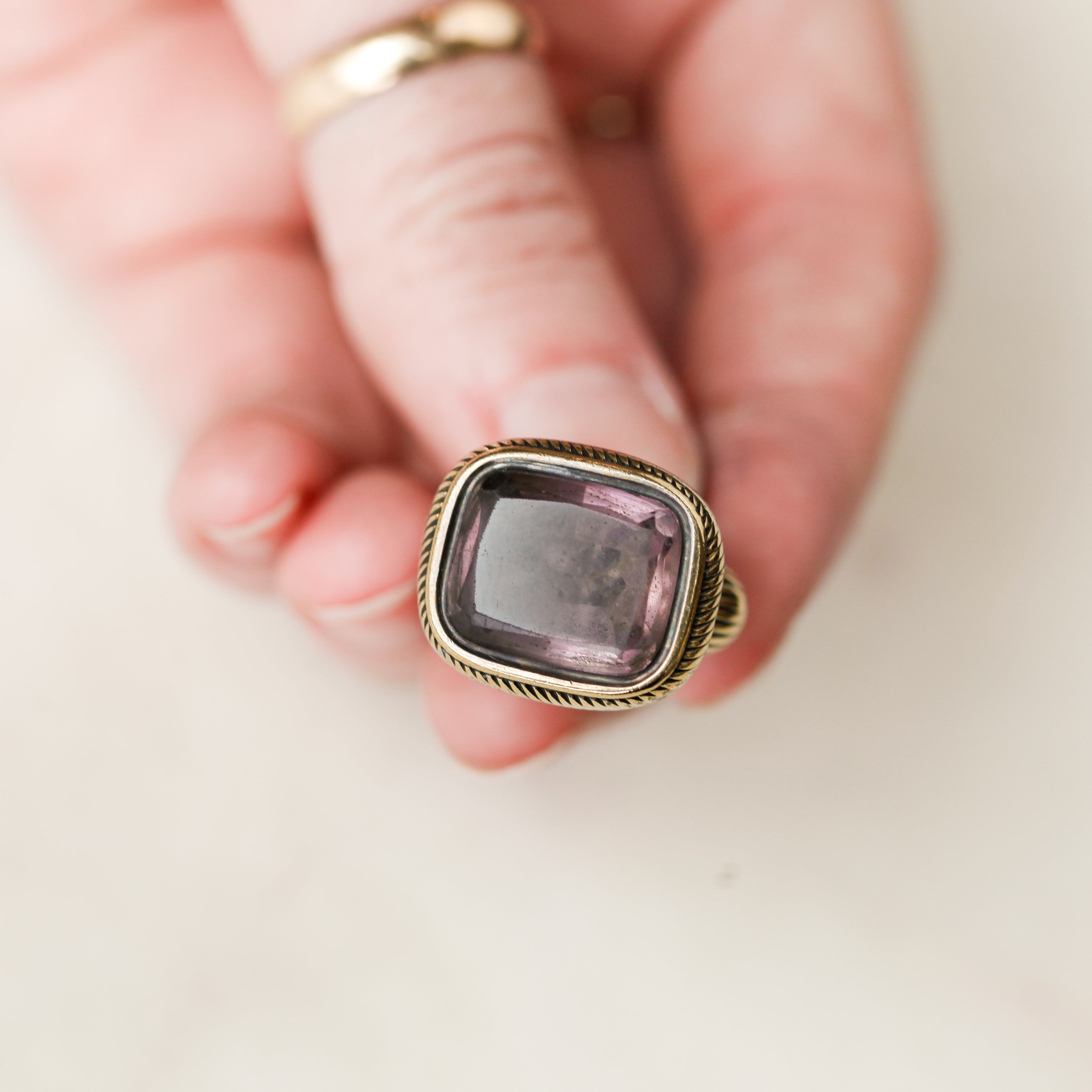 Helena Purple Fob Charm