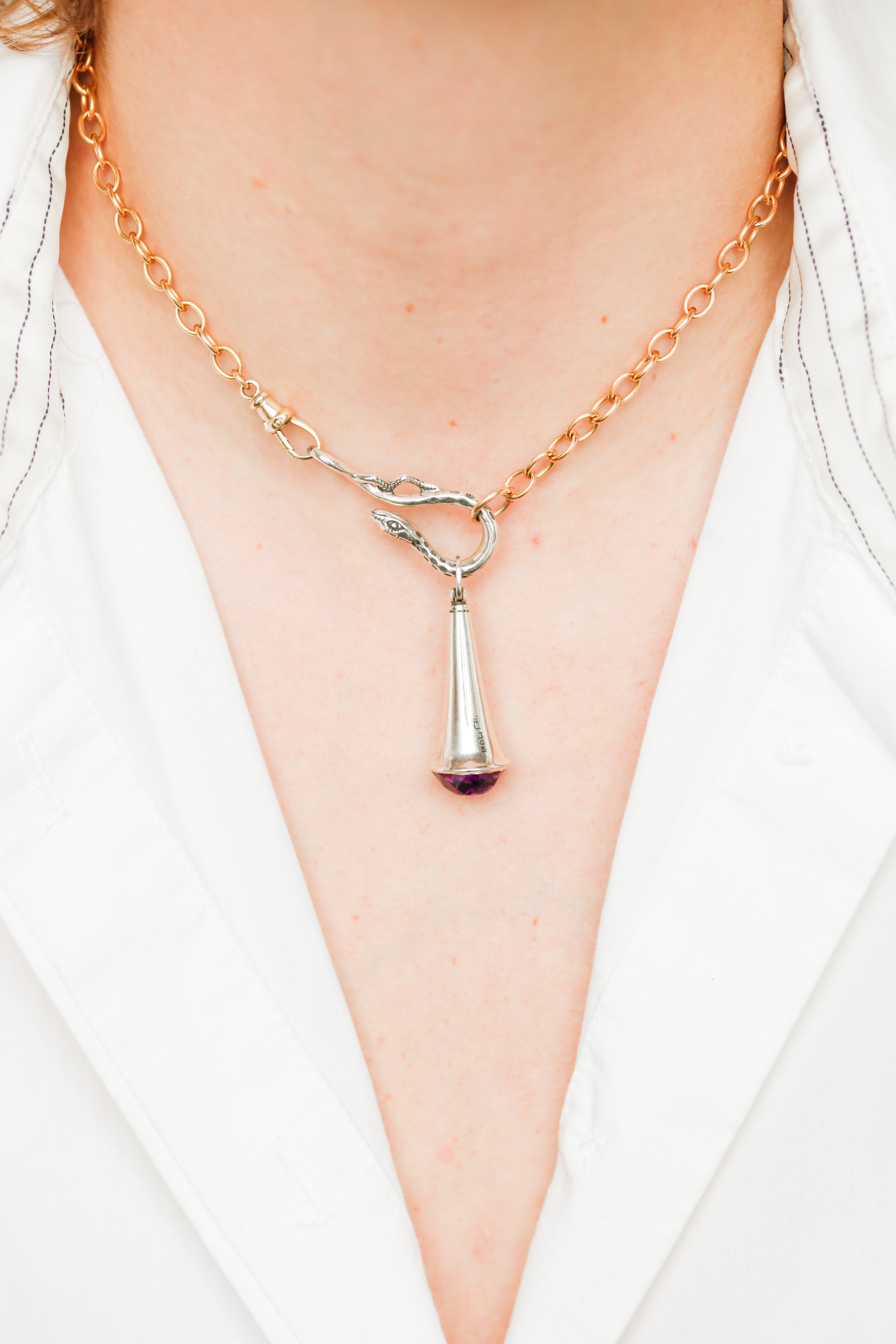 Lenie Silver Totem Pendant